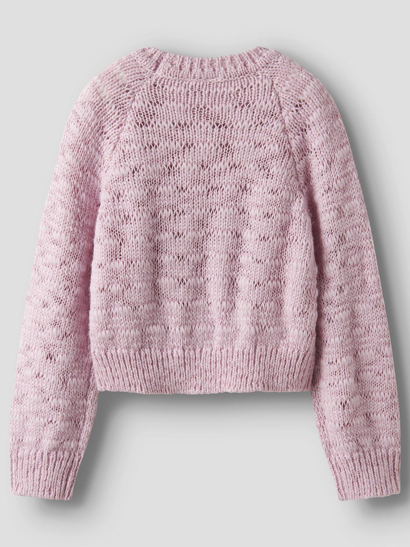 name-it-girls-open-knit-jumper-light-pinkback