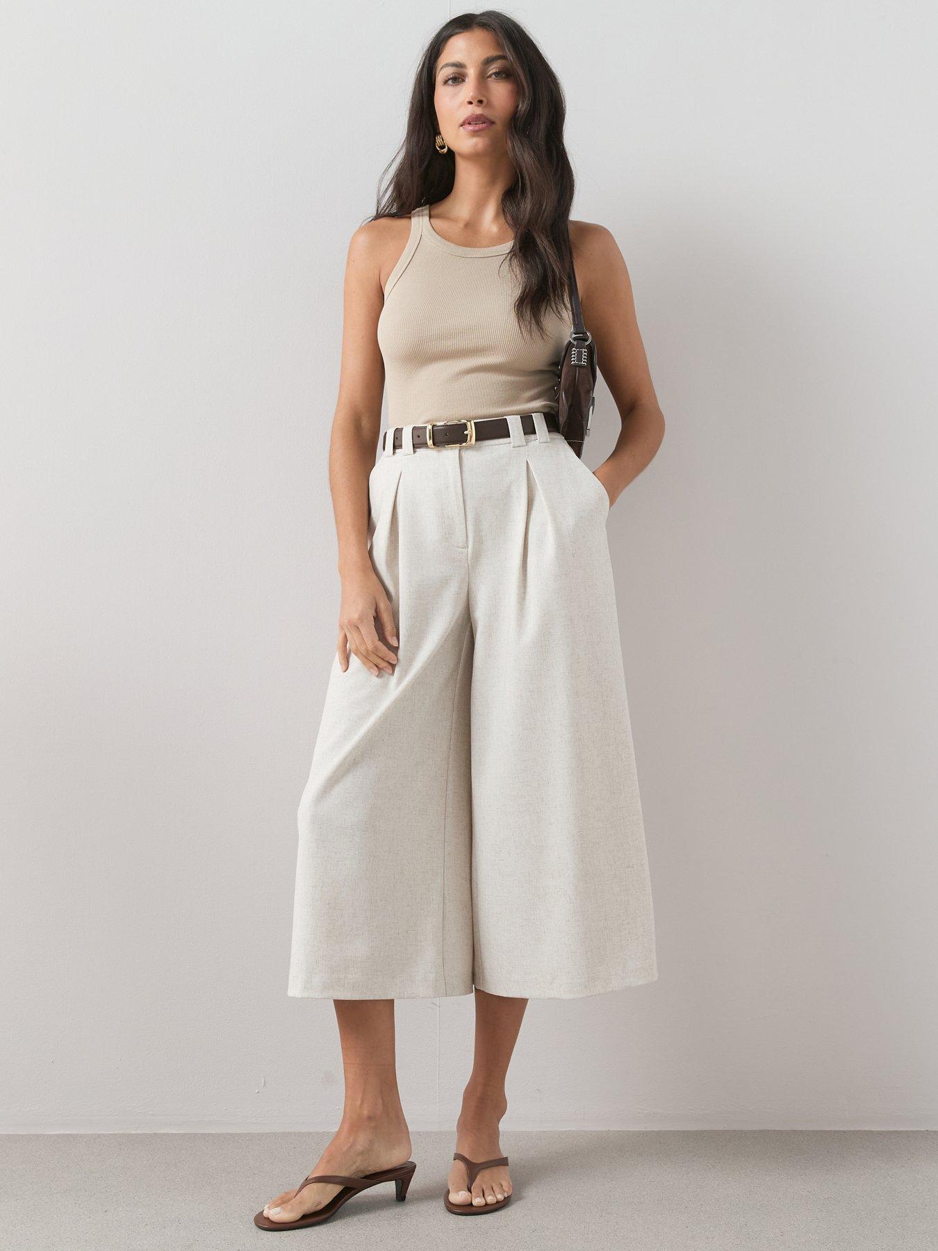 the-very-collection-linen-blend-tailored-culottes-naturalfront