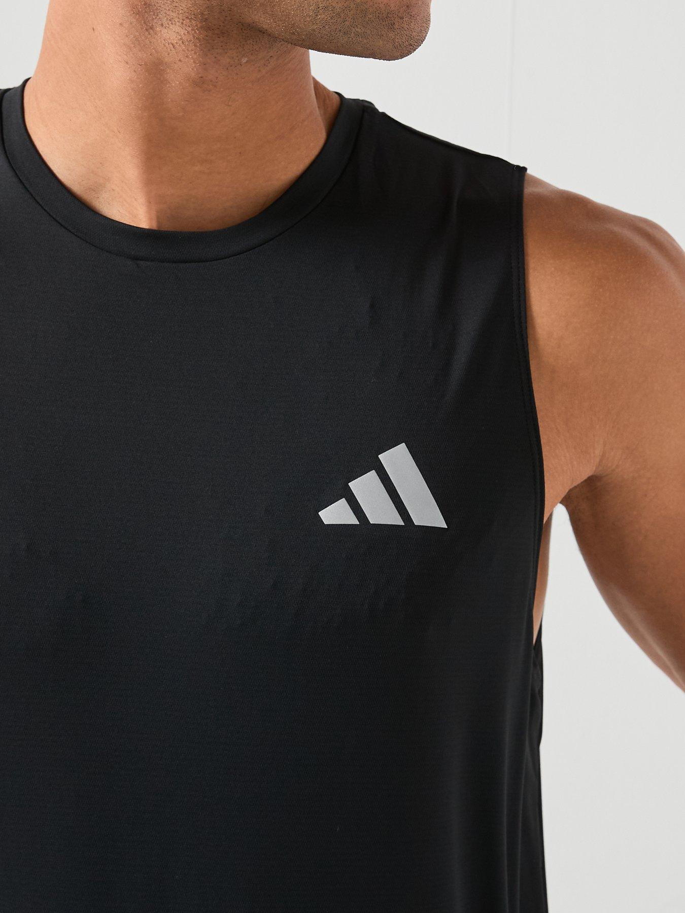 adidas-mens-running-adi365-essentials-tank-blackoutfit