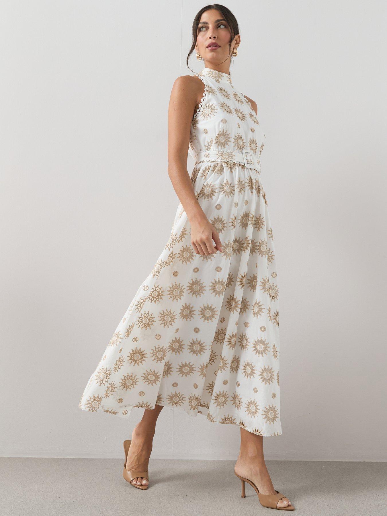 engagement dress for women Zapaka Women Ivory Lace Midi Engagement Dress with Bow V Neck A Line Long  Sleeve Bridal Dress – ZAPAKA