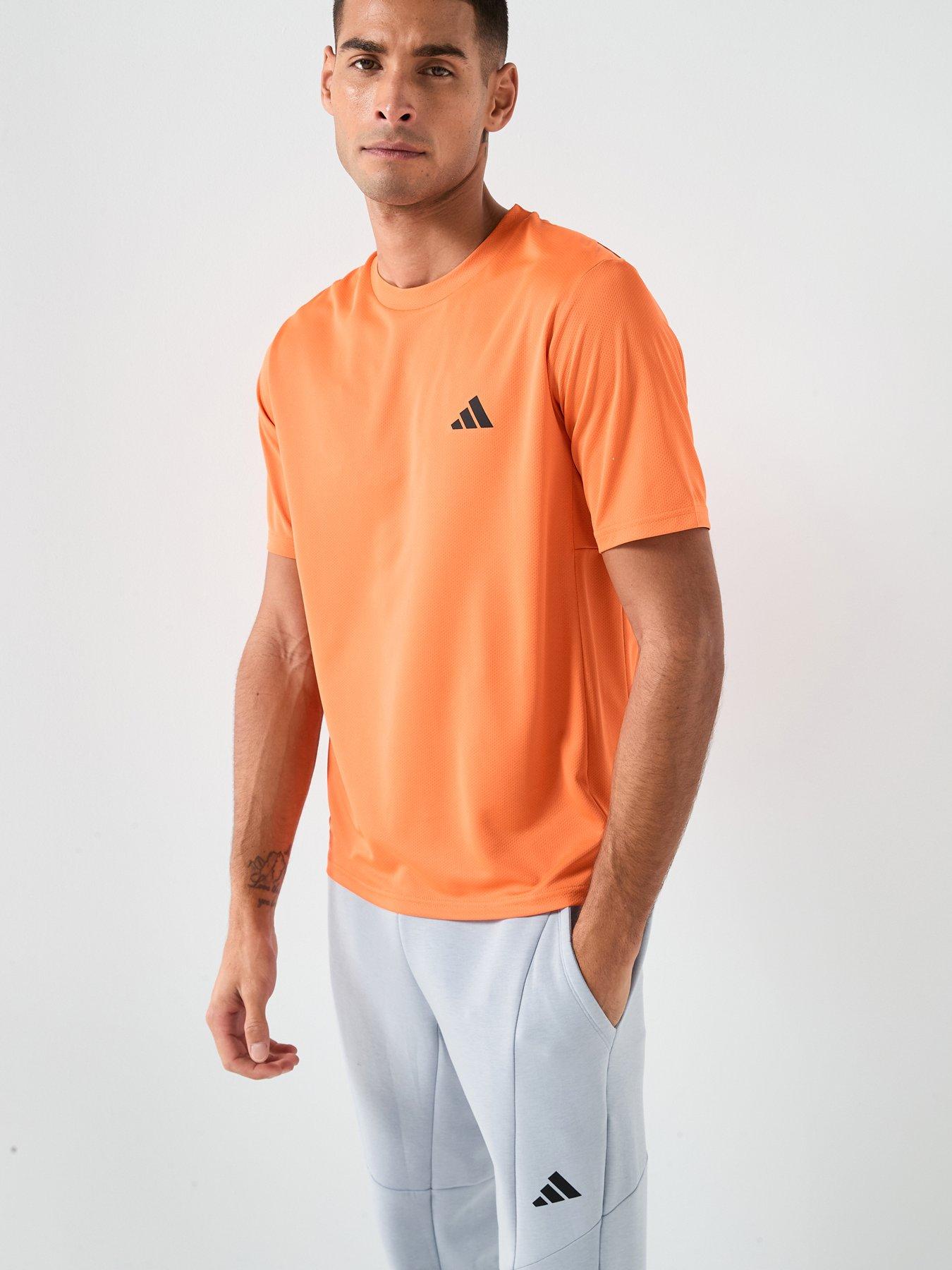 adidas-mens-training-workout-essentials-t-shirt-orangefront
