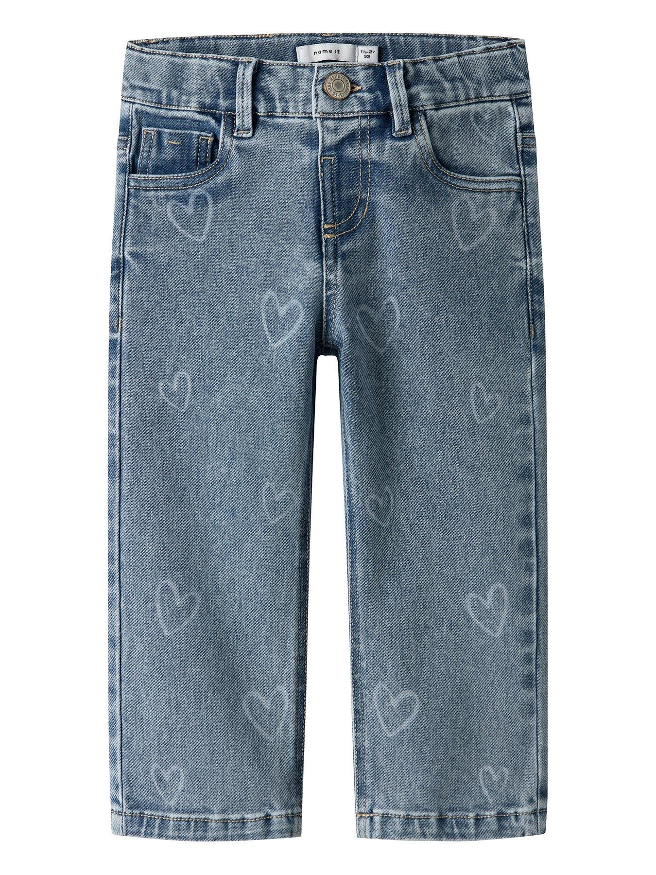 name-it-mini-girls-heart-straight-jeans-bluefront