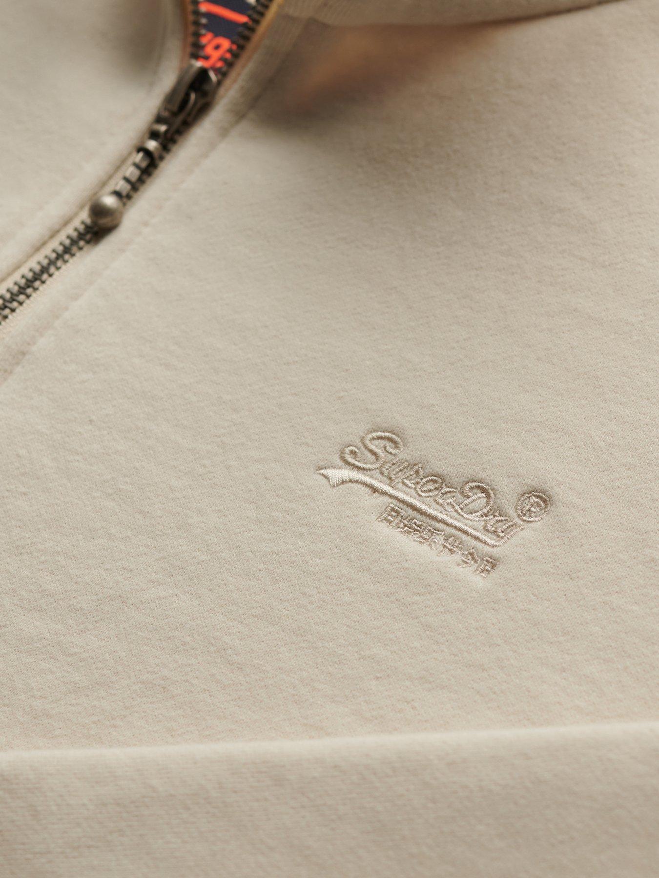 superdry-essential-logo-henley-14-zip-sweatshirt-beigedetail