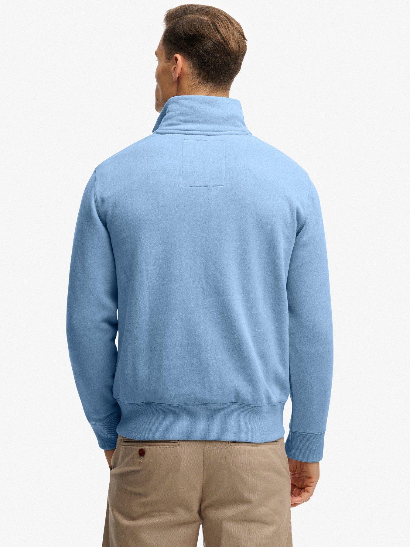 superdry-superdry-essential-logo-henley-14-zip-sweatshirt-bluestillFront