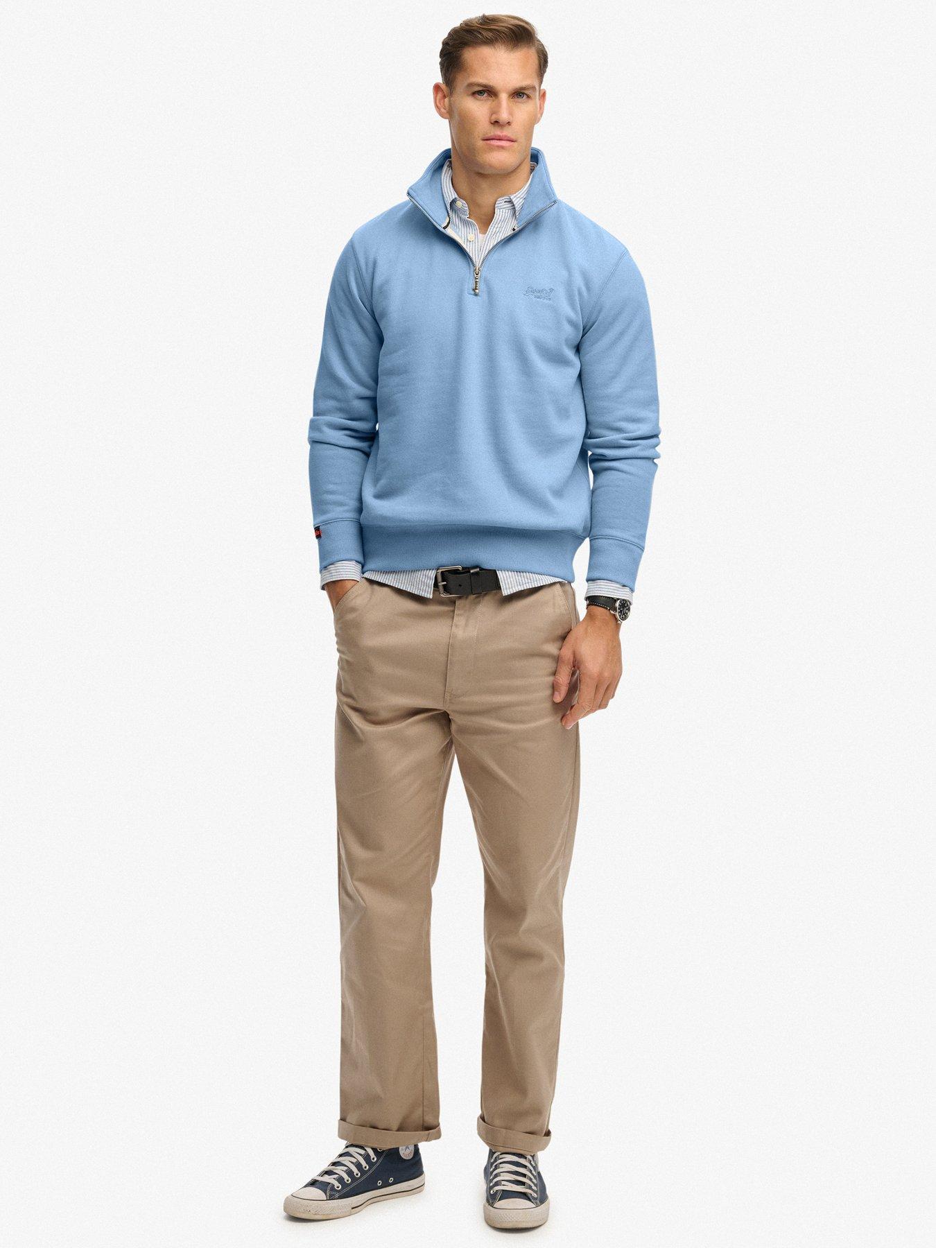 superdry-superdry-essential-logo-henley-14-zip-sweatshirt-blueback