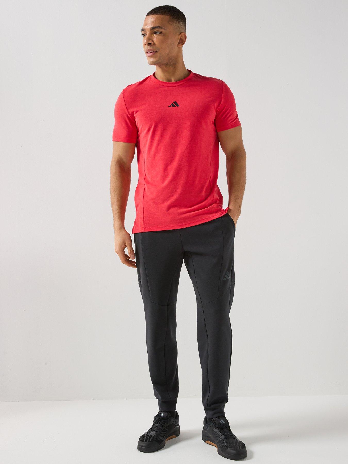 adidas-mens-training-d4t-t-shirt-redback