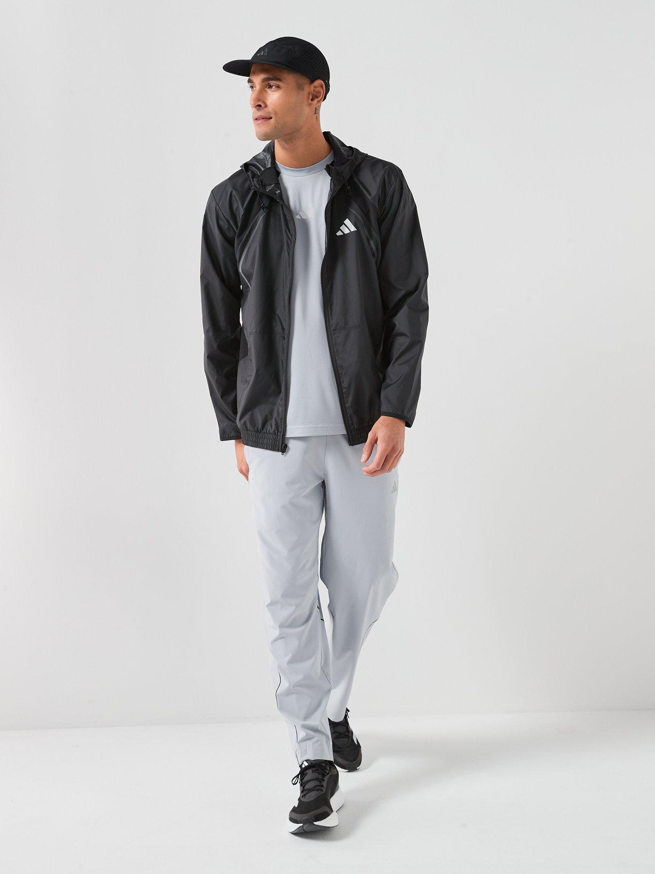 Image 3 of 6 of adidas Mens Training Tech Windbreaker - Black
