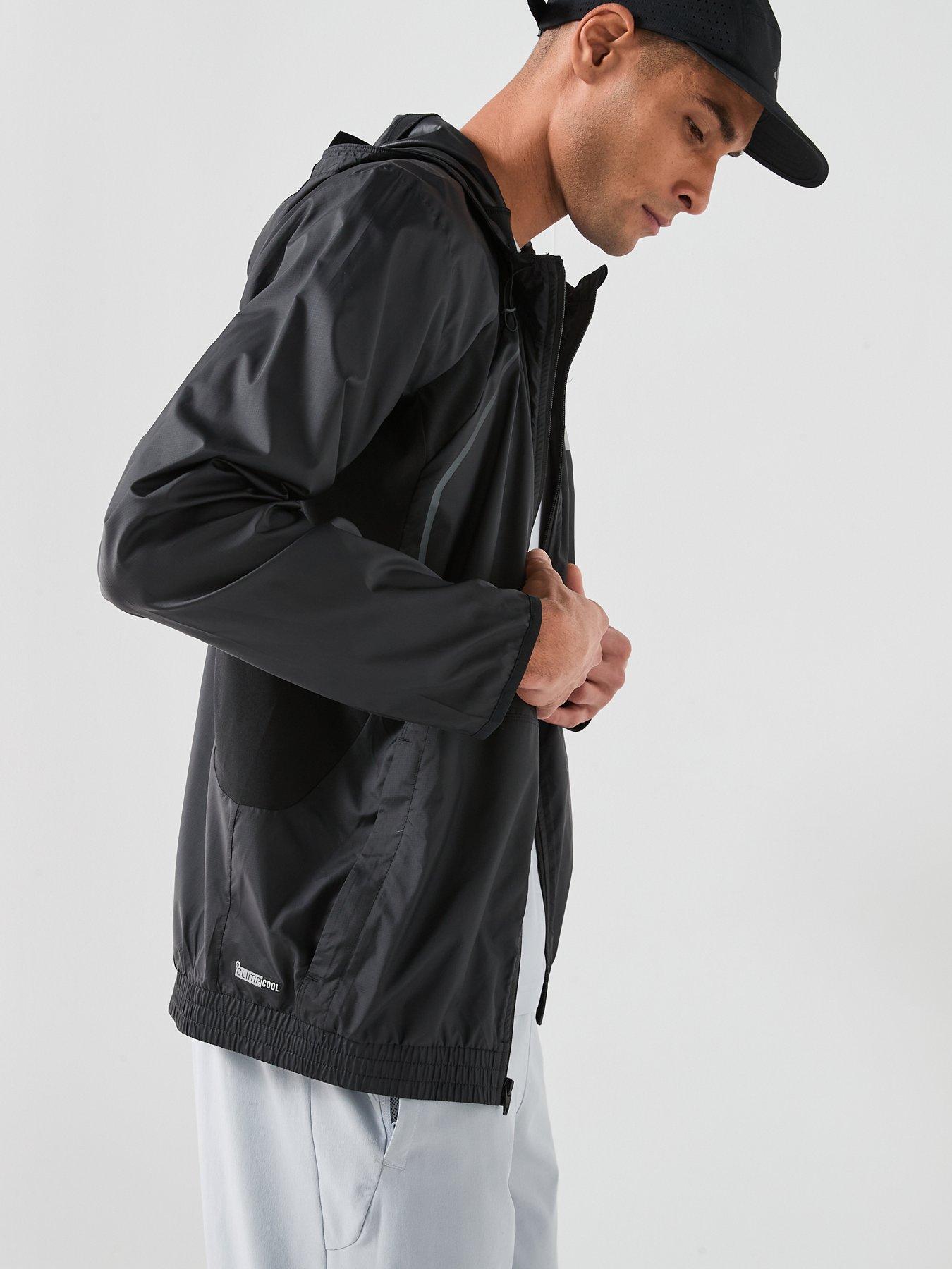 Image 5 of 6 of adidas Mens Training Tech Windbreaker - Black