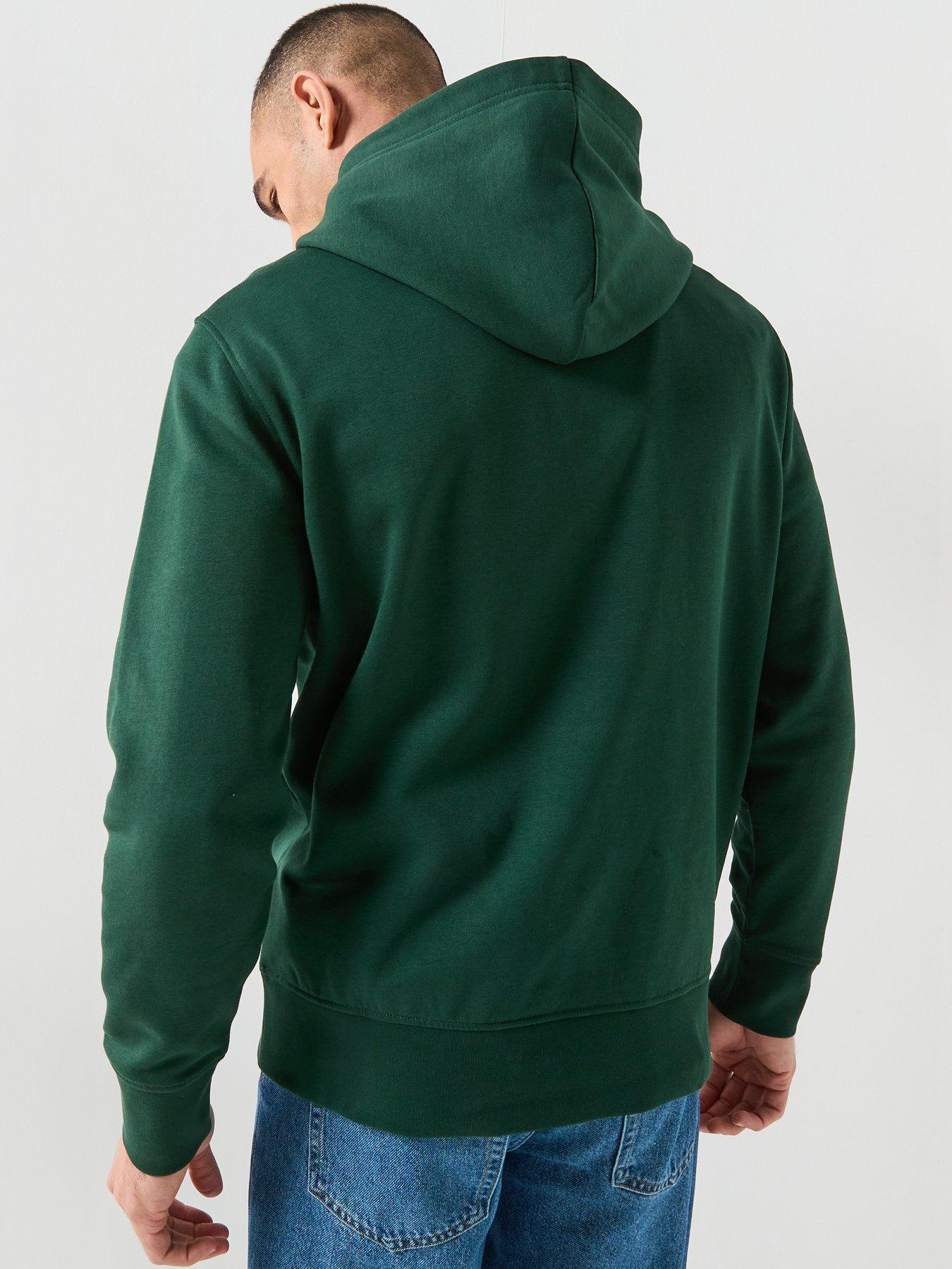 gant-graphic-hoodie-dark-greenstillFront