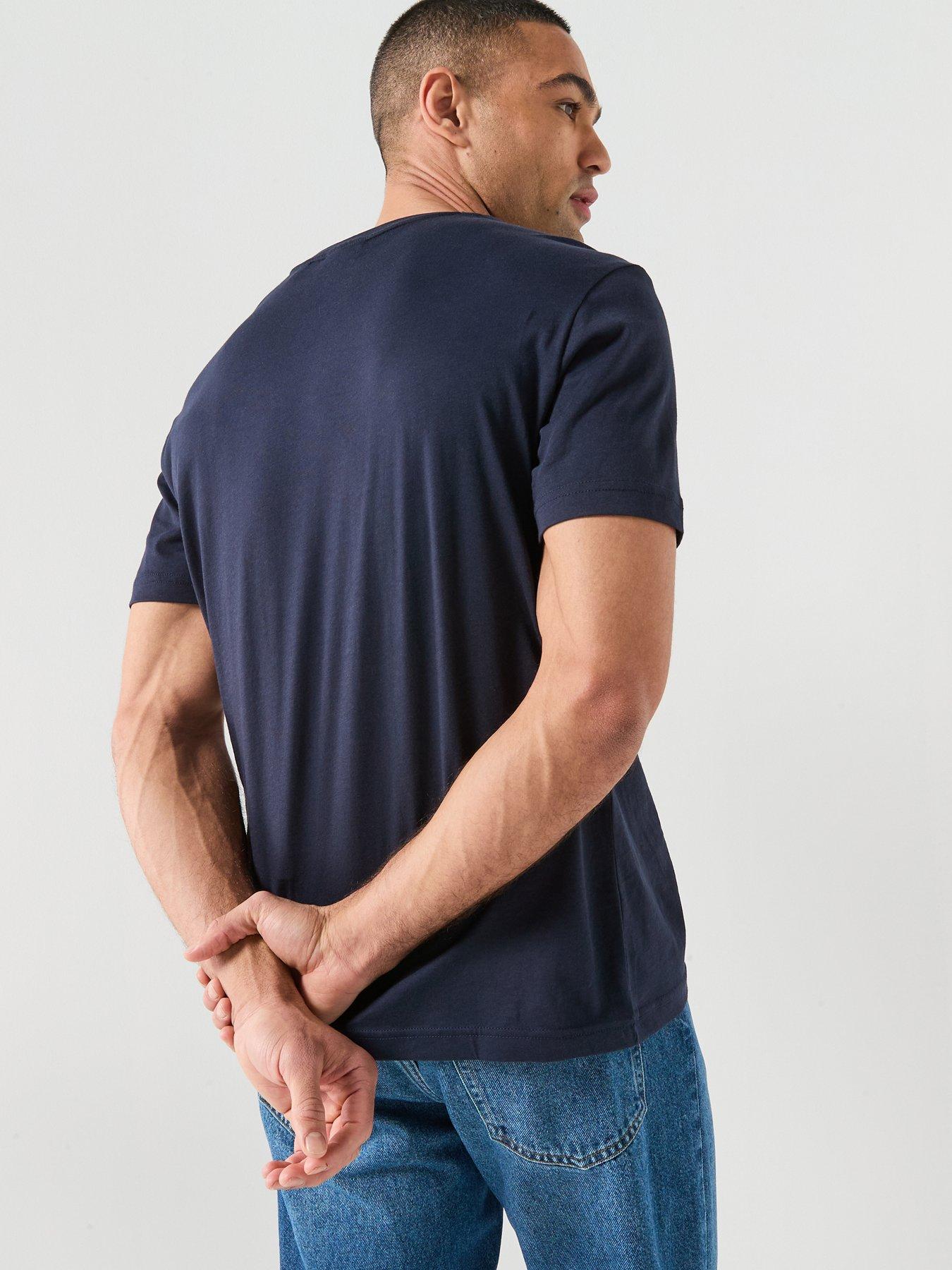 gant-graphic-short-sleeve-t-shirt-navystillFront