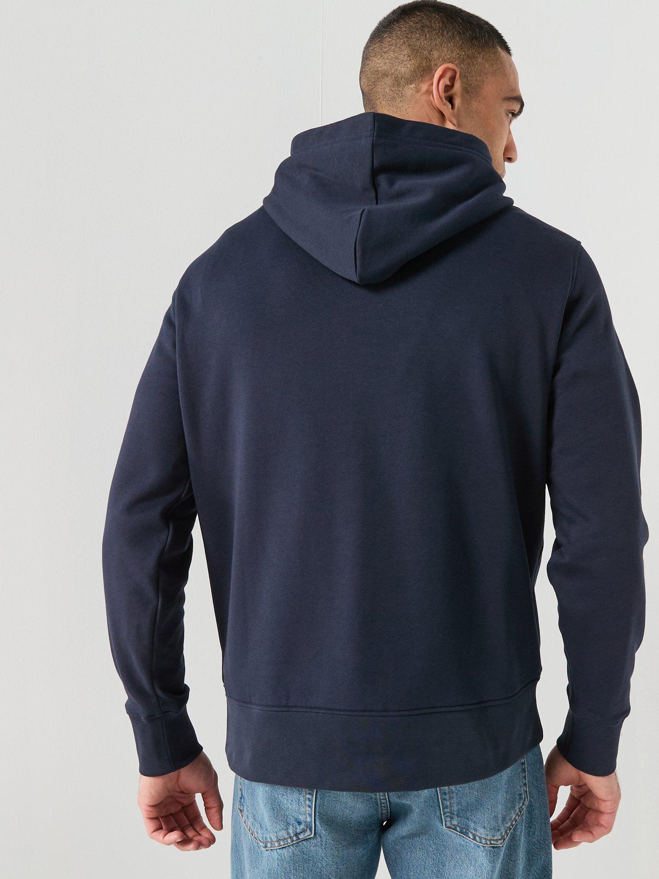 gant-gant-graphic-hoodie-navystillFront