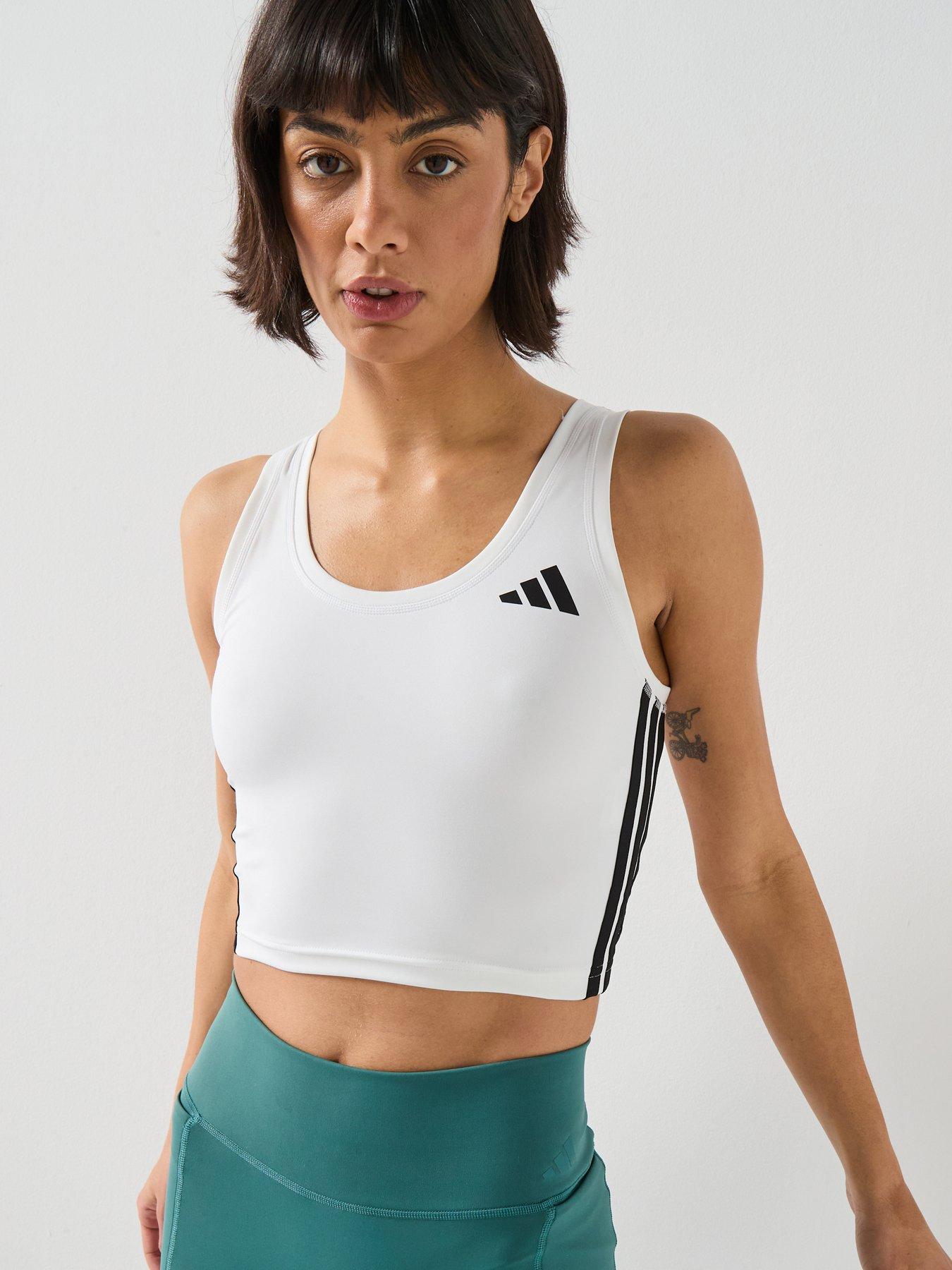 adidas Womens Training Workout Essentials Tank Top - White