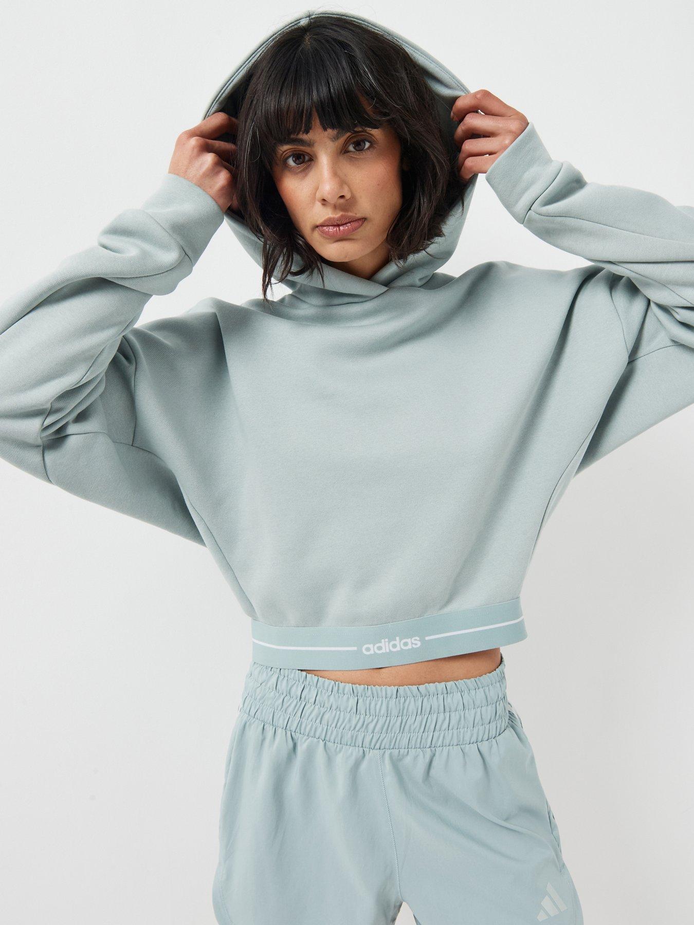 adidas-womens-training-hyperglam-linear-overhead-hoodie-green