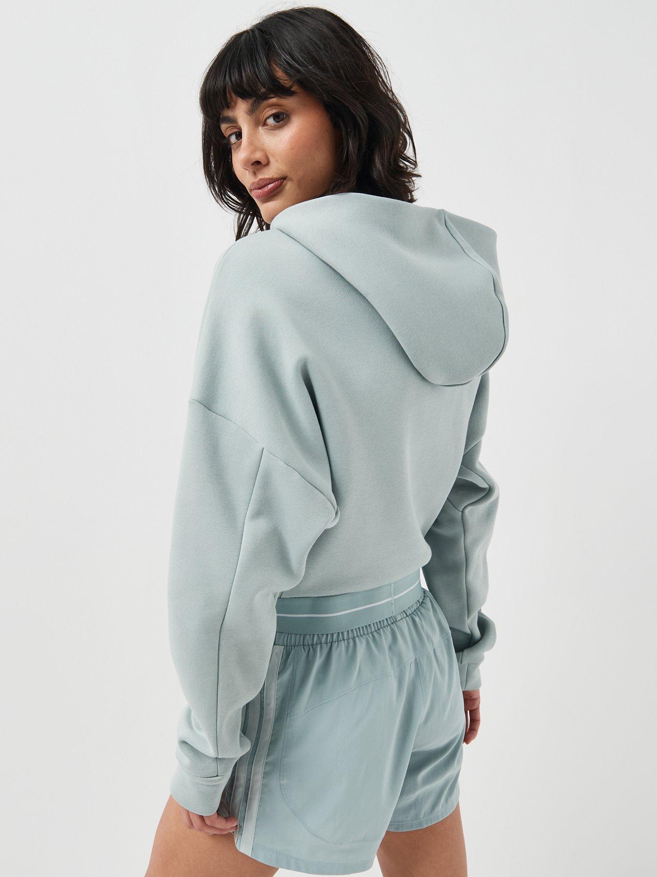 adidas-womens-training-hyperglam-linear-overhead-hoodie-greenstillFront