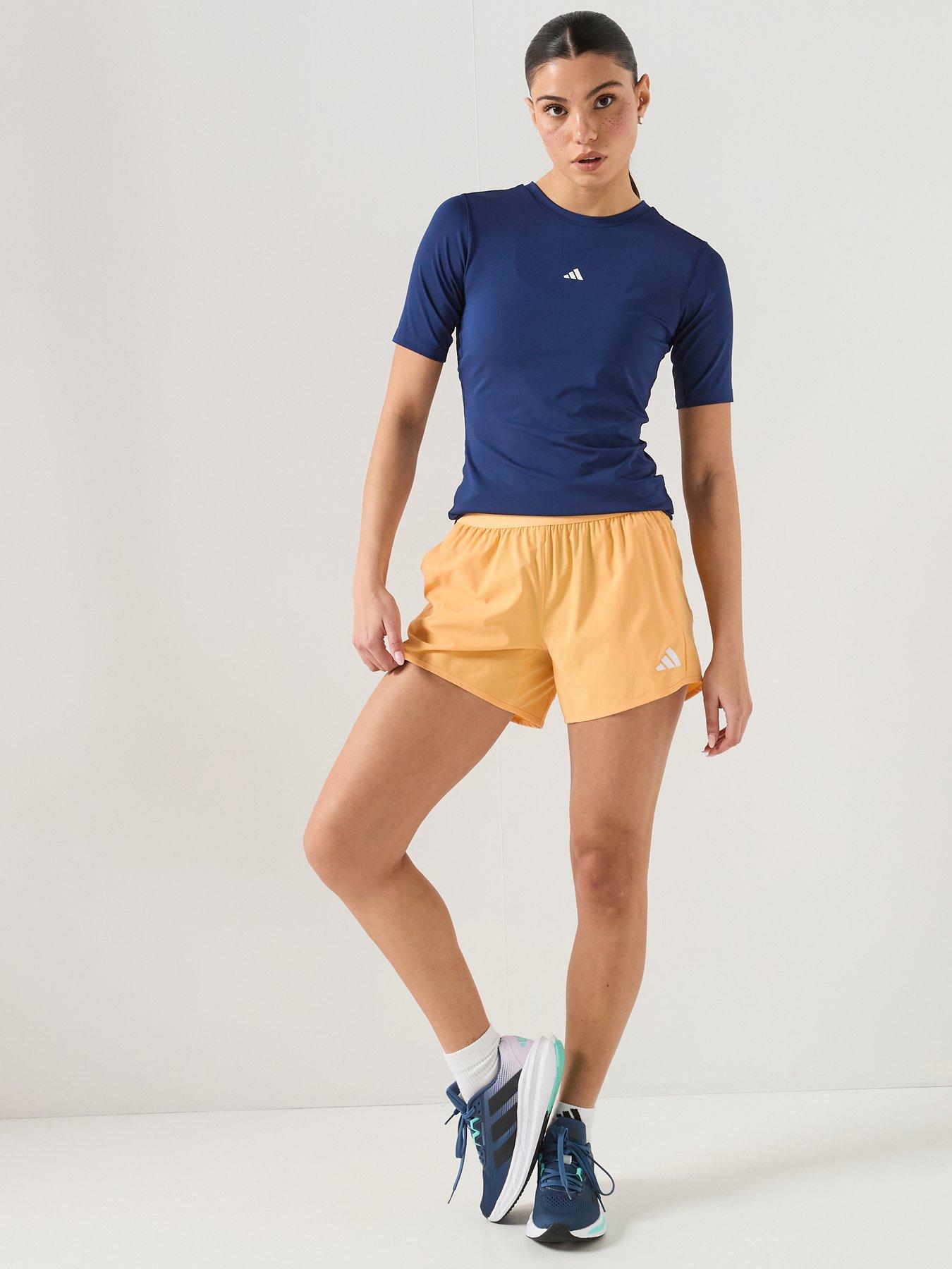 Image 1 of 6 of adidas Womens Training Pacer Shorts - Orange