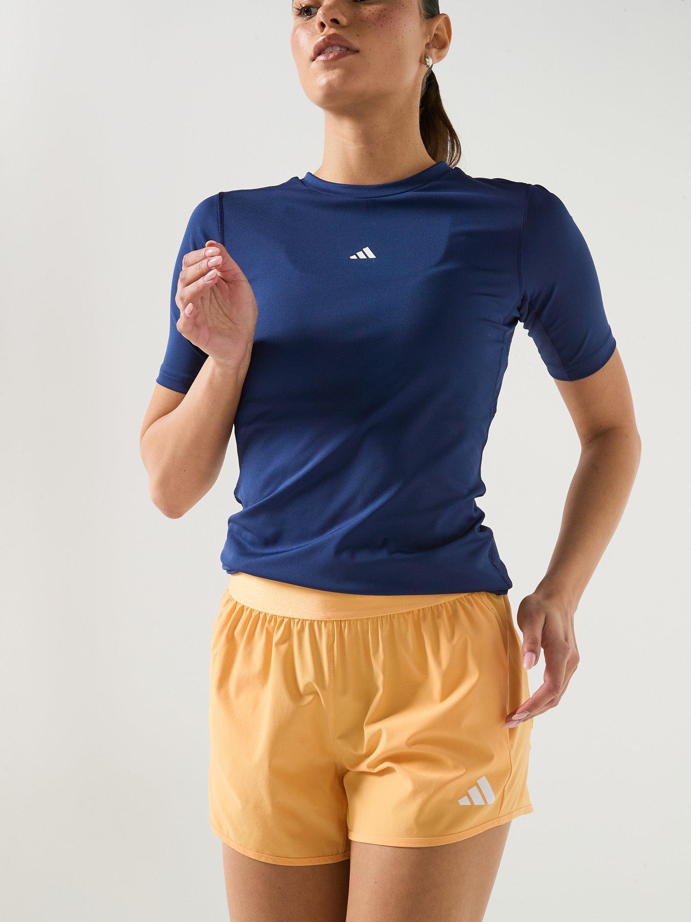 Image 5 of 6 of adidas Womens Training Pacer Shorts - Orange
