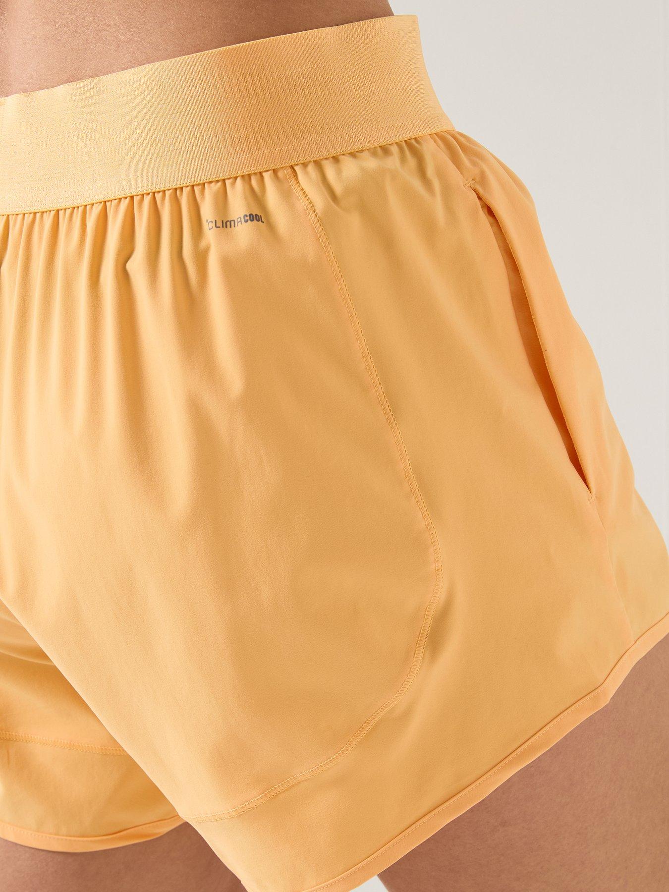 Image 6 of 6 of adidas Womens Training Pacer Shorts - Orange