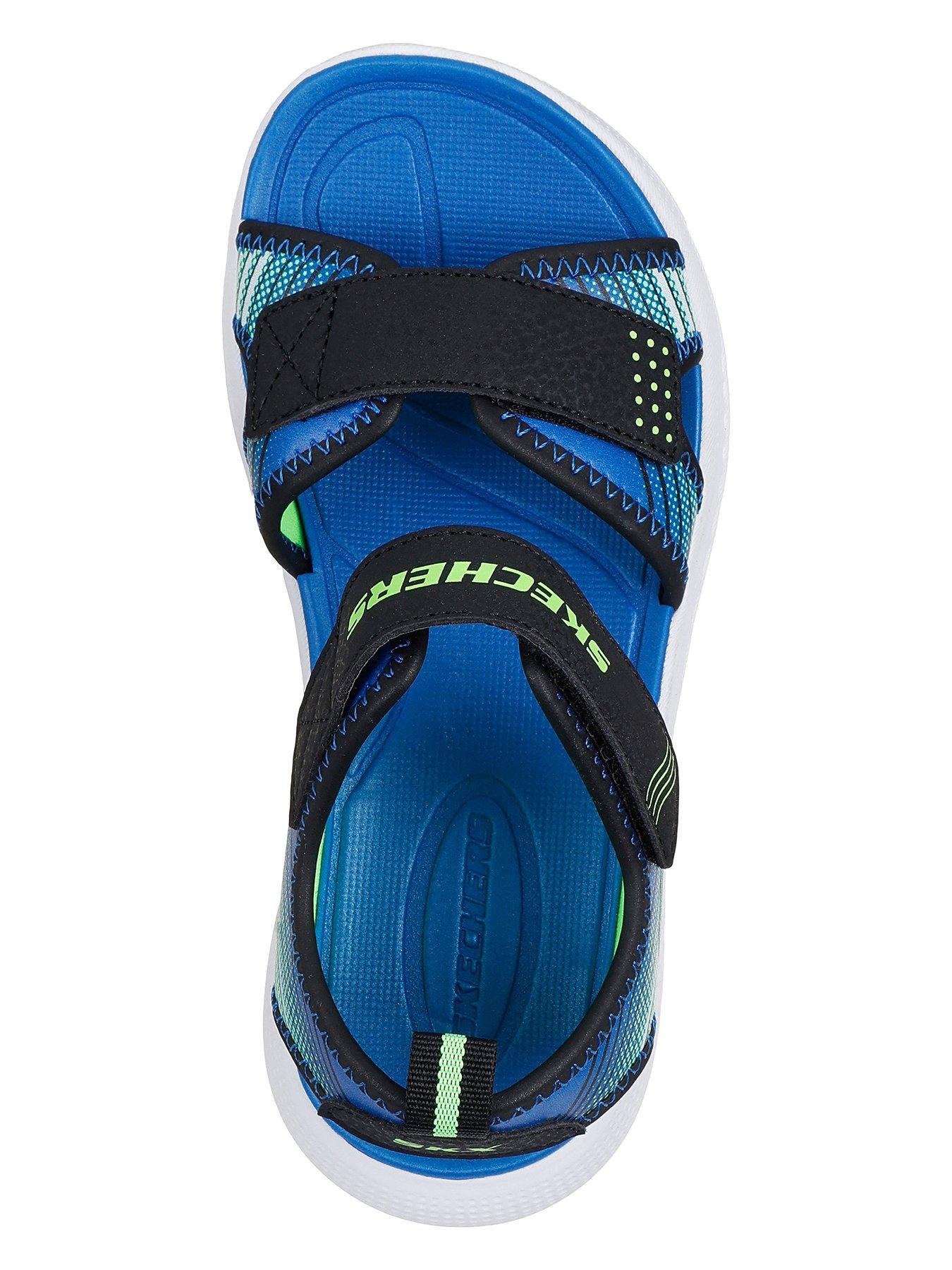 Image 2 of 4 of Skechers Kids Microspec Splash Sandal - Blue