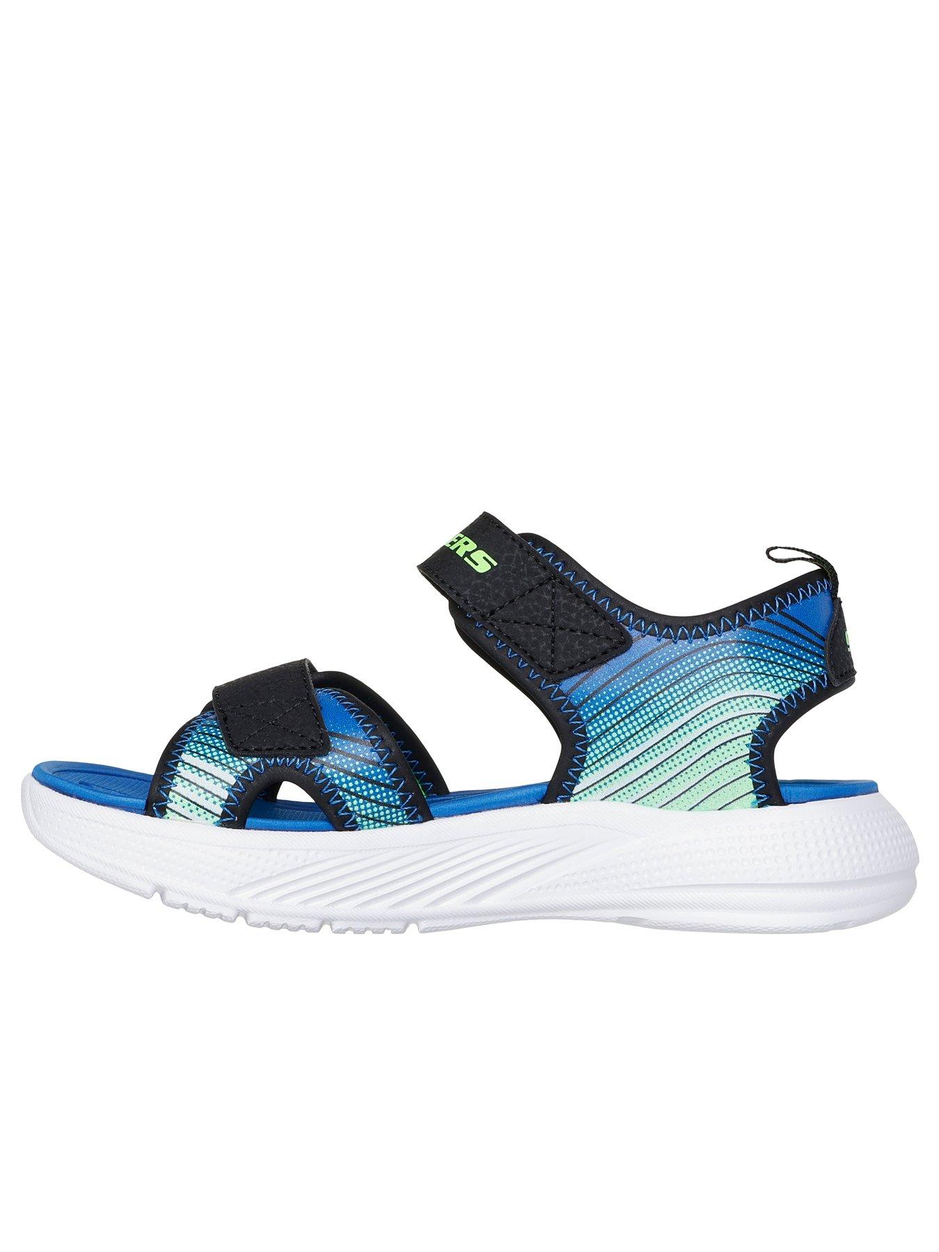 Image 4 of 4 of Skechers Kids Microspec Splash Sandal - Blue