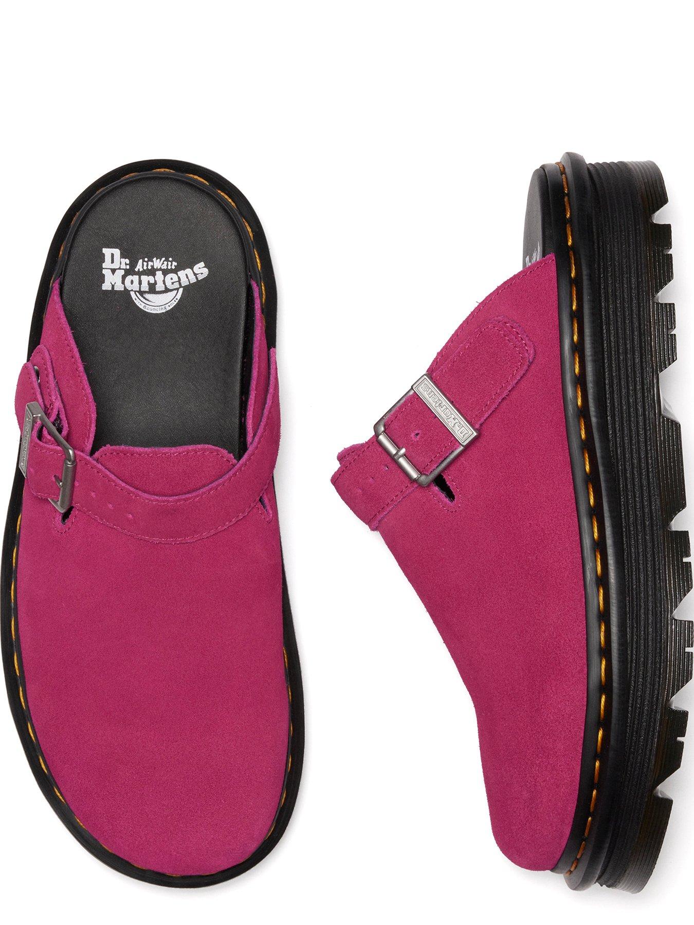 dr-martens-zebzag-suede-mule-fuchsia-pinkdetail