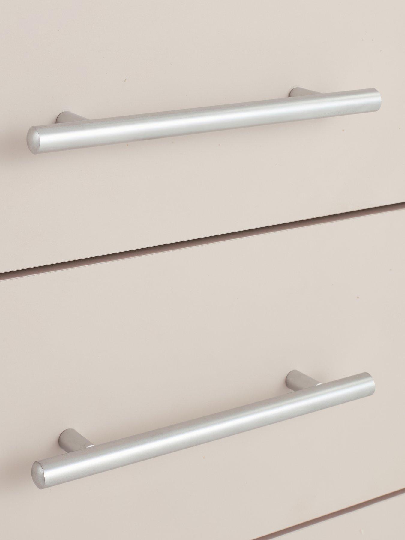 Image 6 of 7 of The Very Collection Prague Graduated Bedside Cabinet - Oatmeal