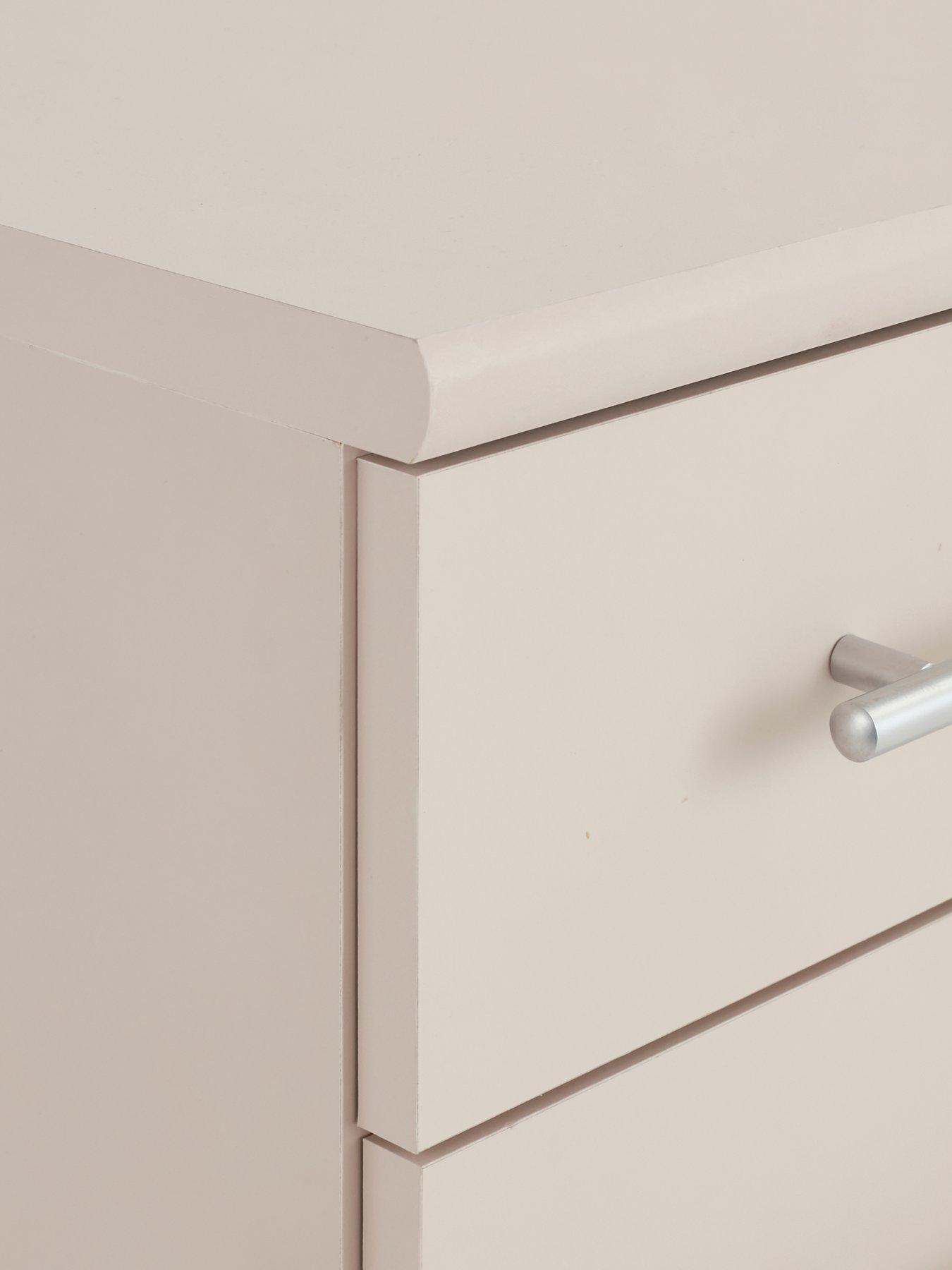 Image 7 of 7 of The Very Collection Prague Graduated Bedside Cabinet - Oatmeal