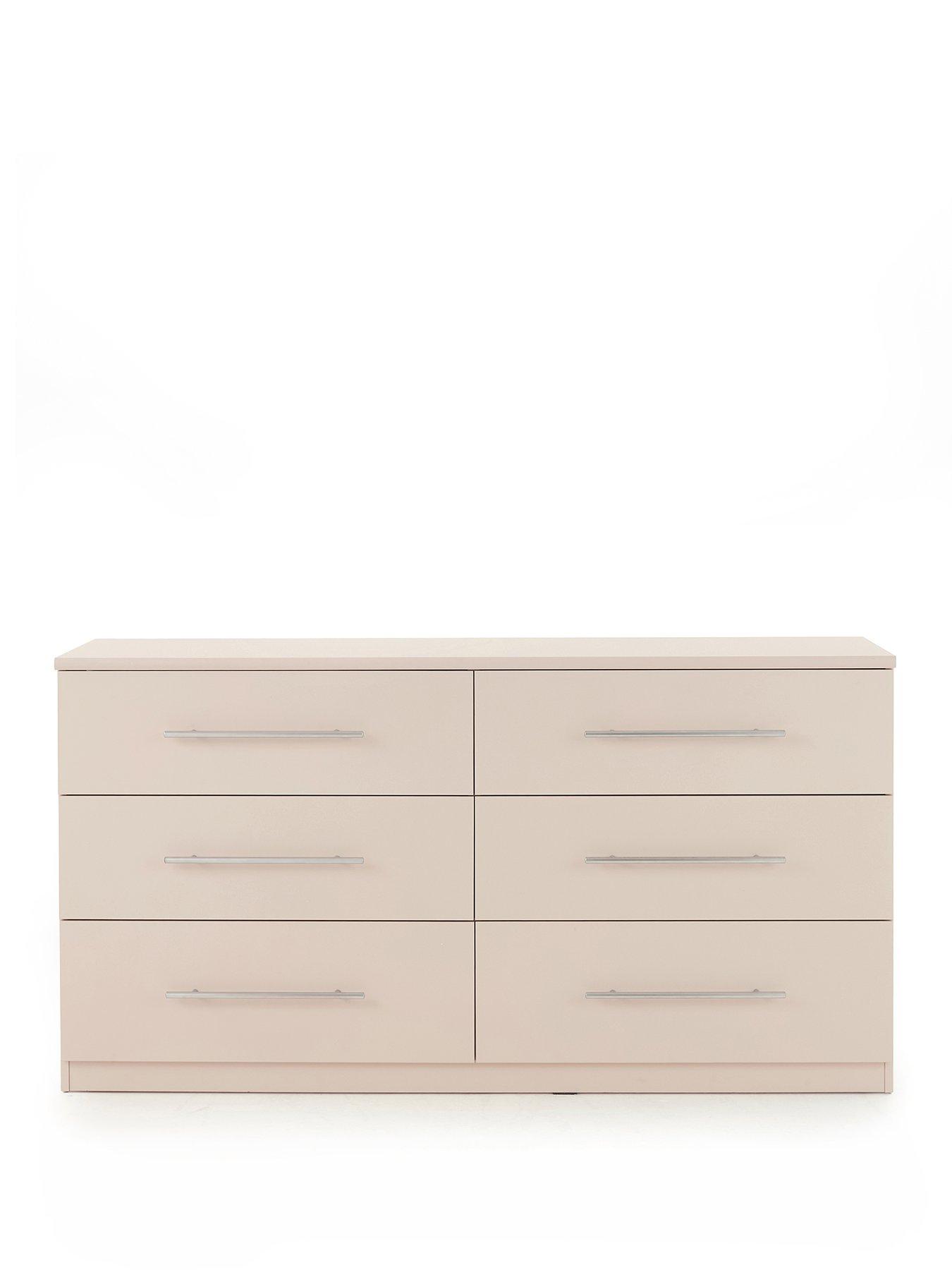 Image 2 of 7 of The Very Collection Prague 6 Drawer Chest - Oatmeal