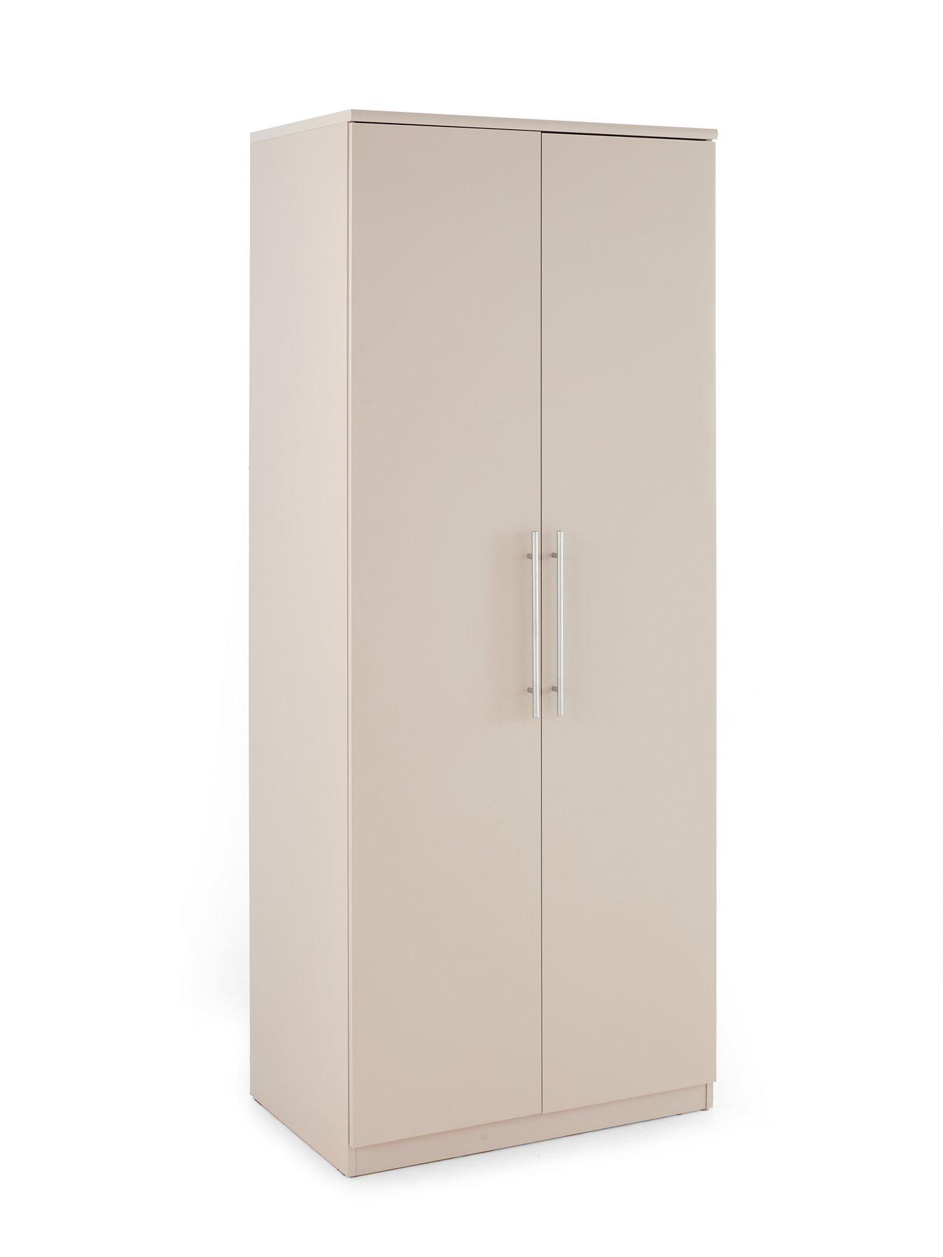 Image 3 of 7 of The Very Collection Prague 2 Door Wardrobe - Oatmeal