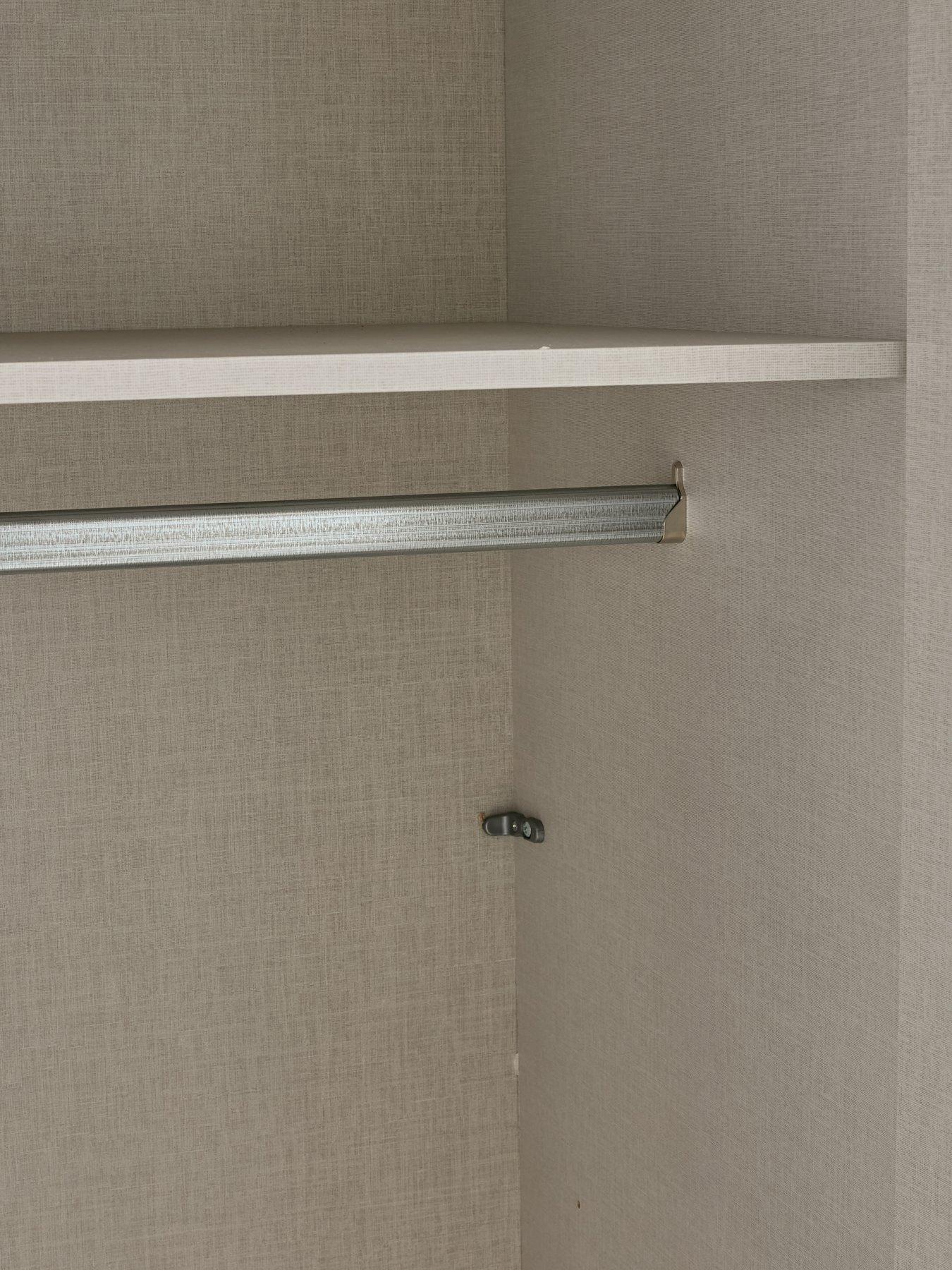 Image 6 of 7 of The Very Collection Prague 2 Door Wardrobe - Oatmeal