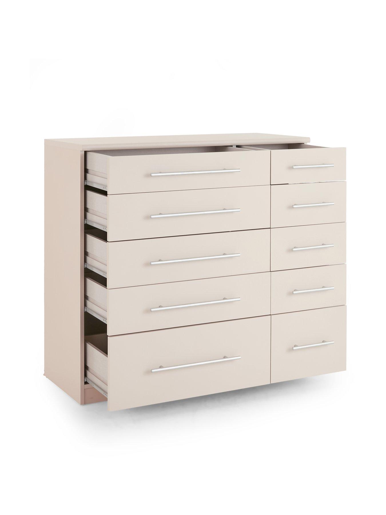 Image 4 of 7 of The Very Collection Prague Graduated 5 +&nbsp;5 Chest - Oatmeal