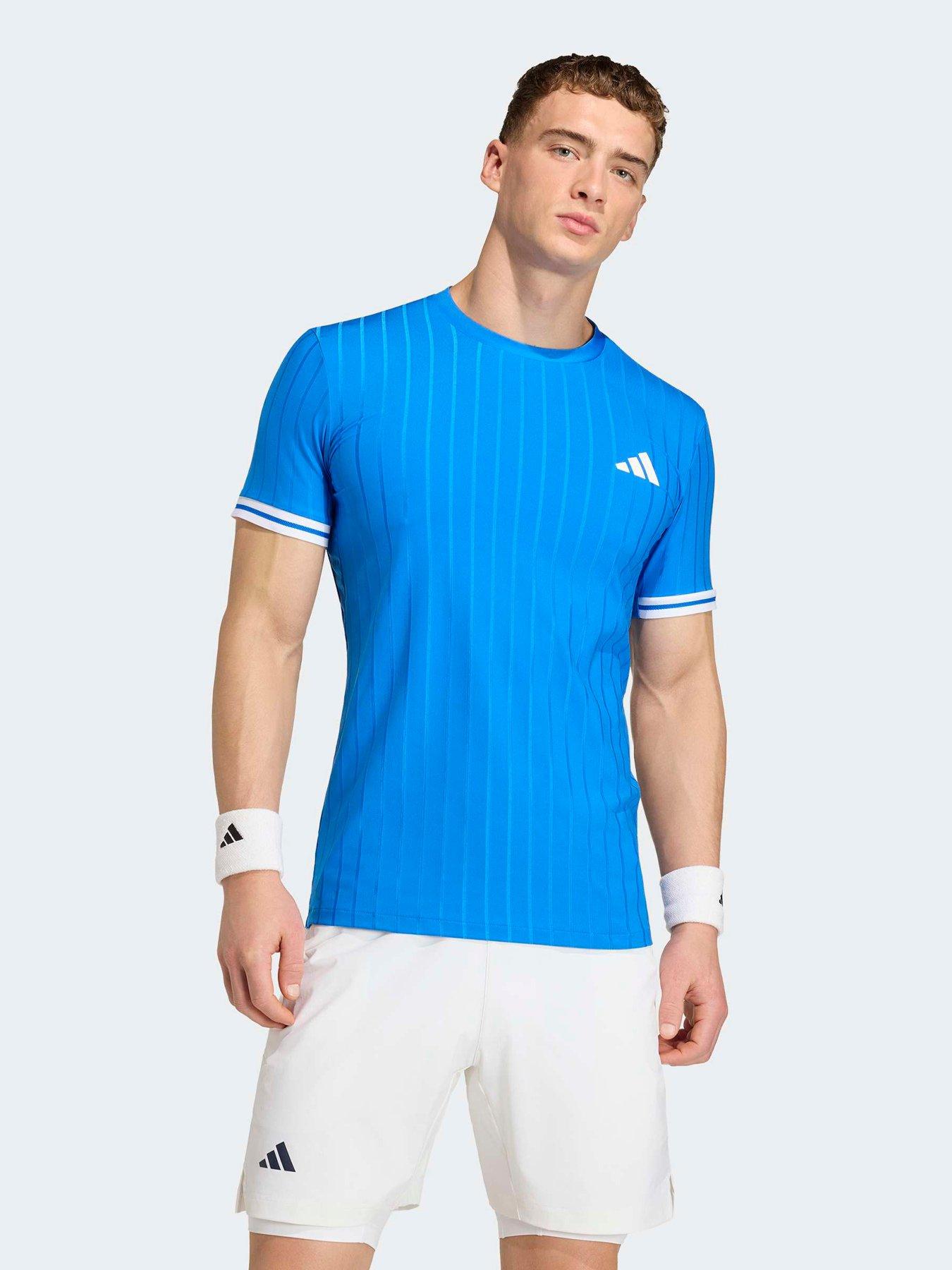 adidas Mens Tennis T-Shirt Pro - Blue