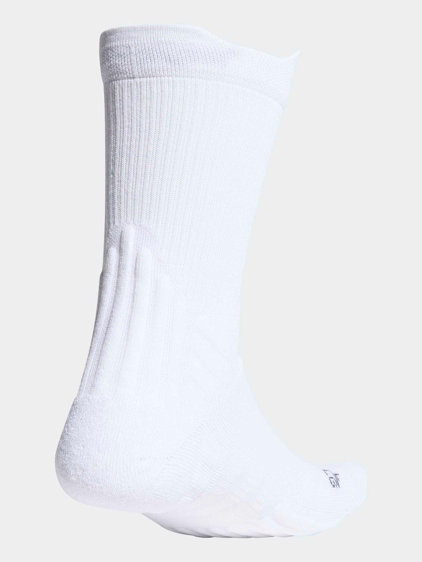 Image 2 of 4 of adidas Mens Tennis Crew Sock - White