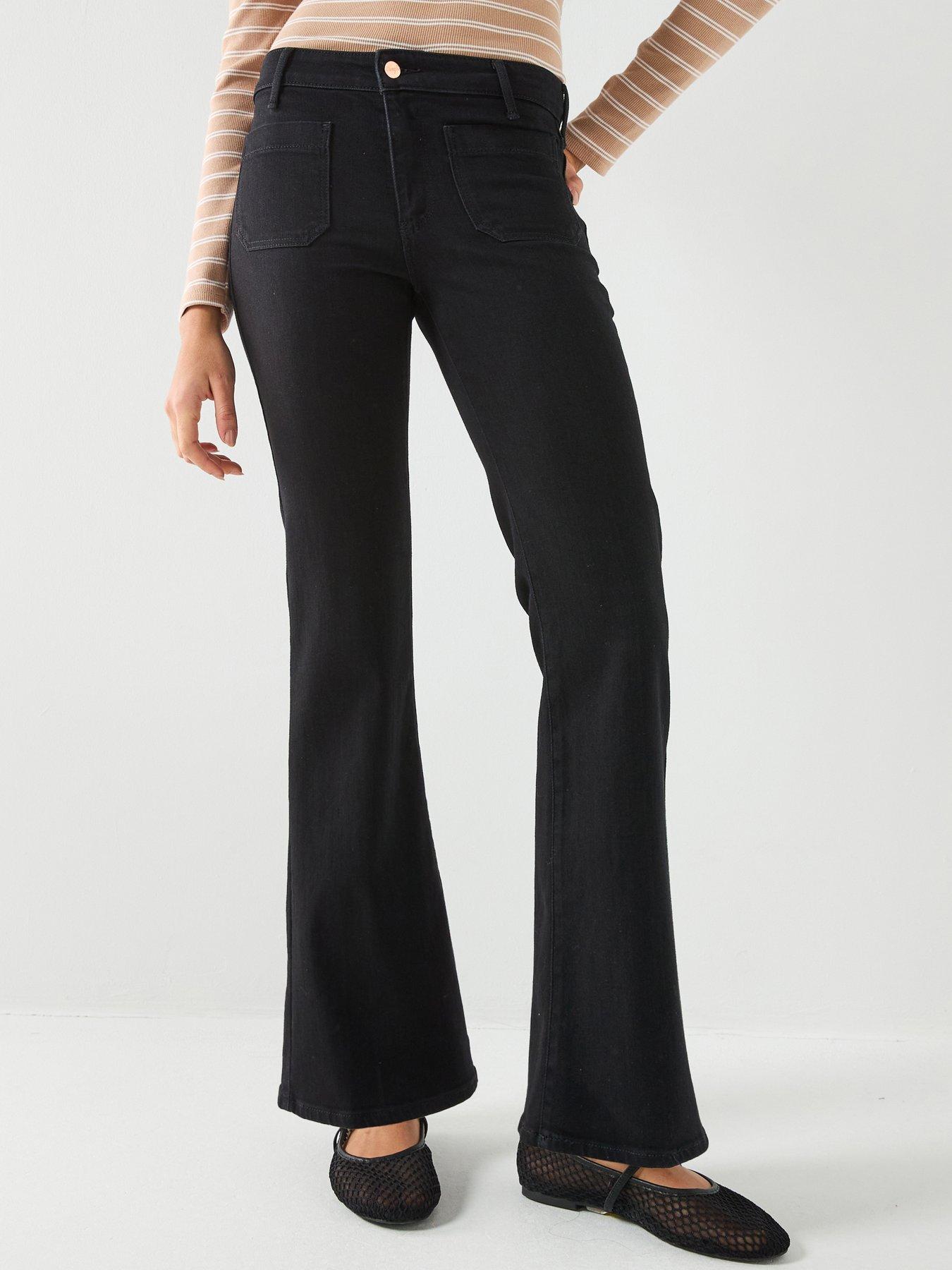 Wrangler Flare Retro Jeans - Black