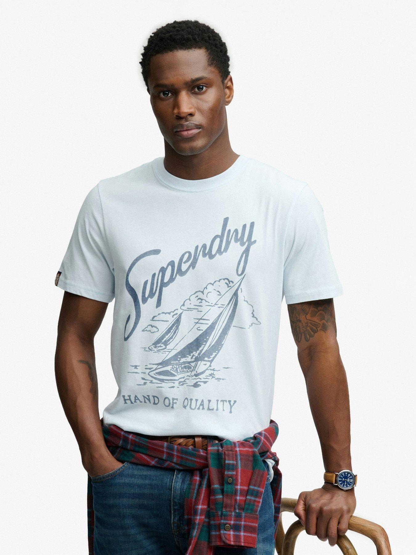 Image 1 of 7 of Superdry Lo-Fi Dockside T-Shirt - Blue