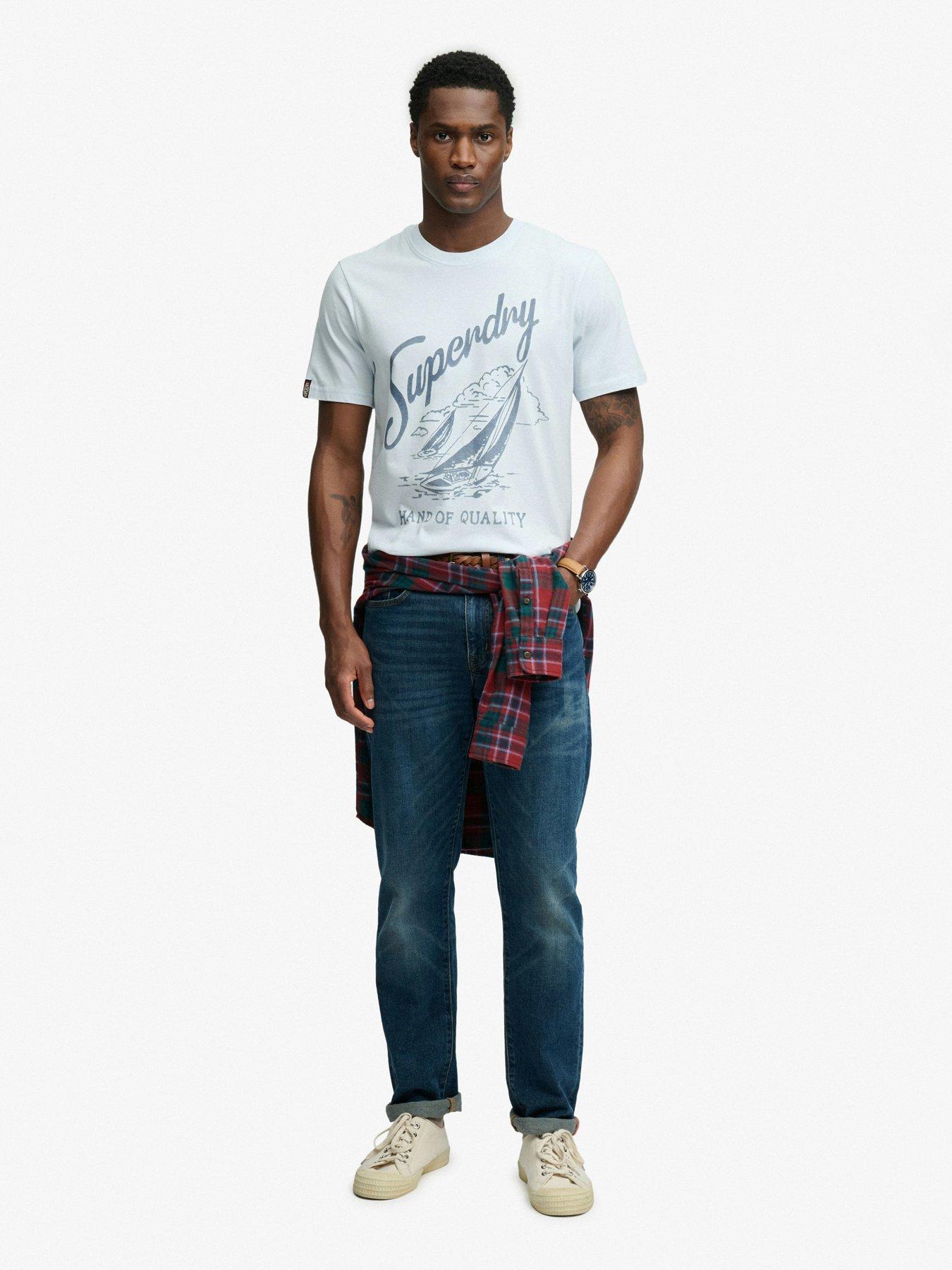 Image 3 of 7 of Superdry Lo-Fi Dockside T-Shirt - Blue