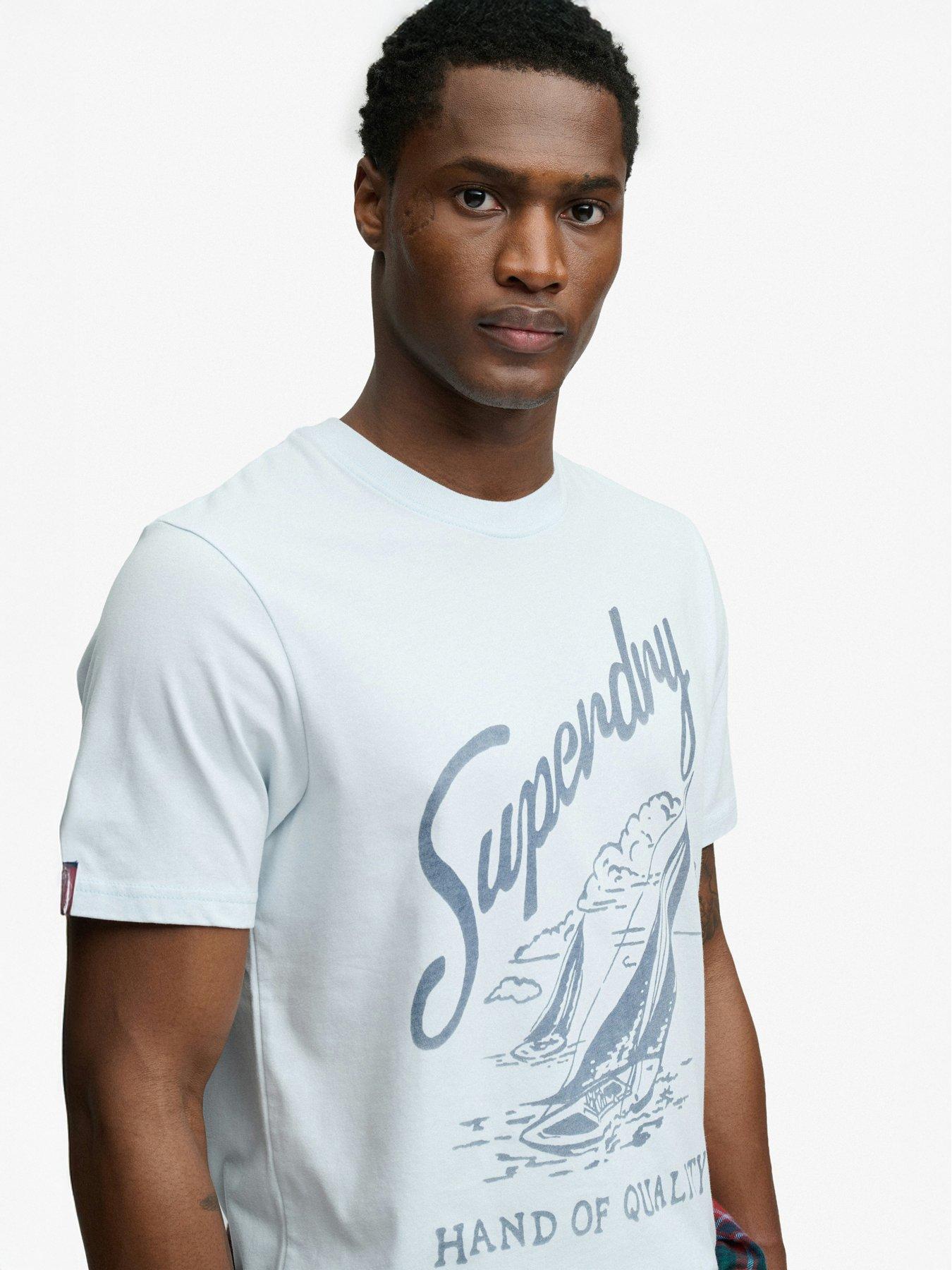 Image 4 of 7 of Superdry Lo-Fi Dockside T-Shirt - Blue