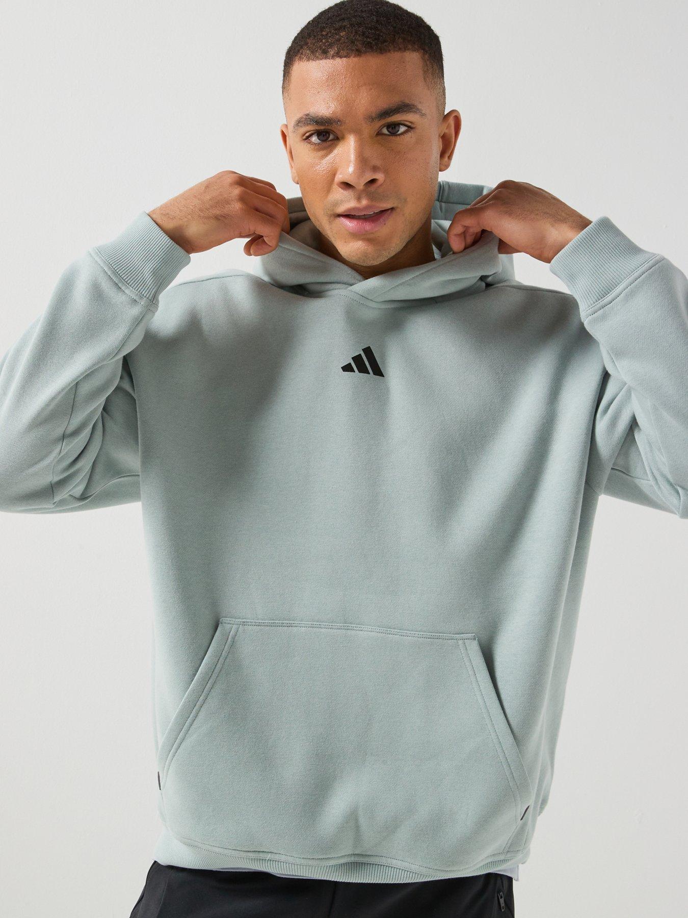 adidas-mens-training-power-oversized-hoodie-greenstillFront
