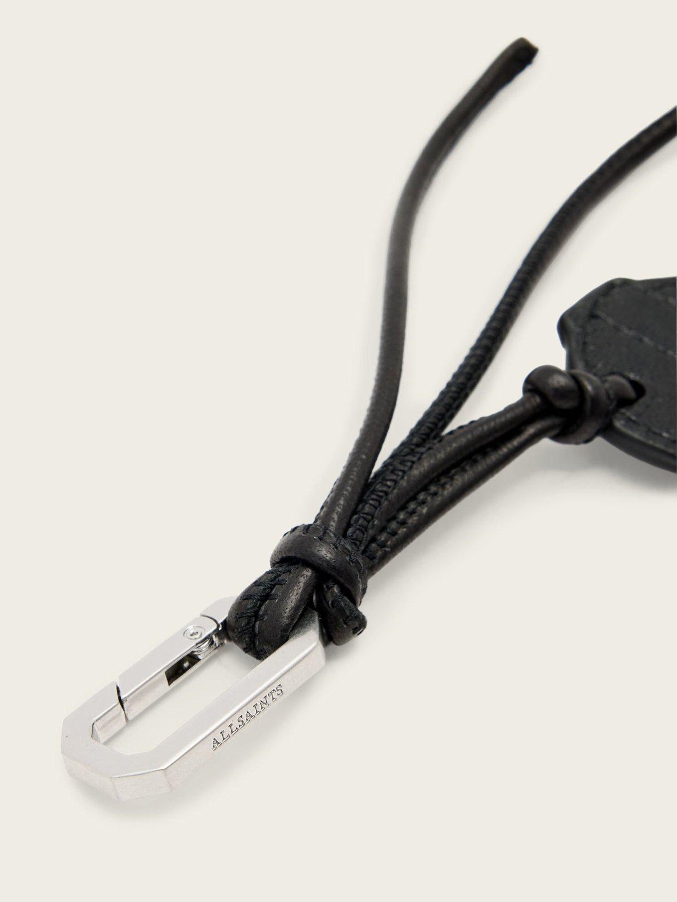 allsaints-heart-banner-keyring-blackstillFront