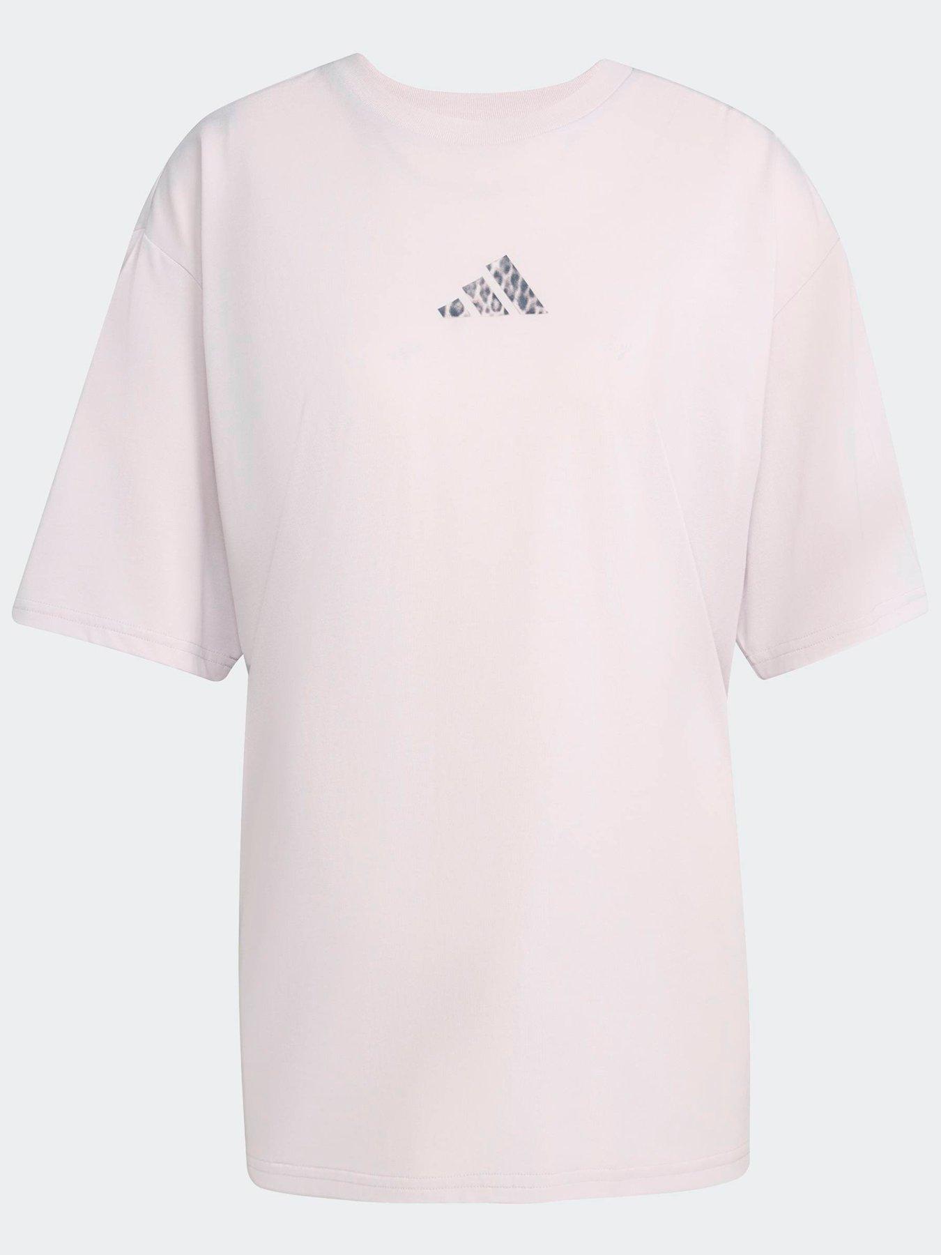 Image 6 of 6 of adidas Womens Training Animal Graphic T-Shirt - Purple