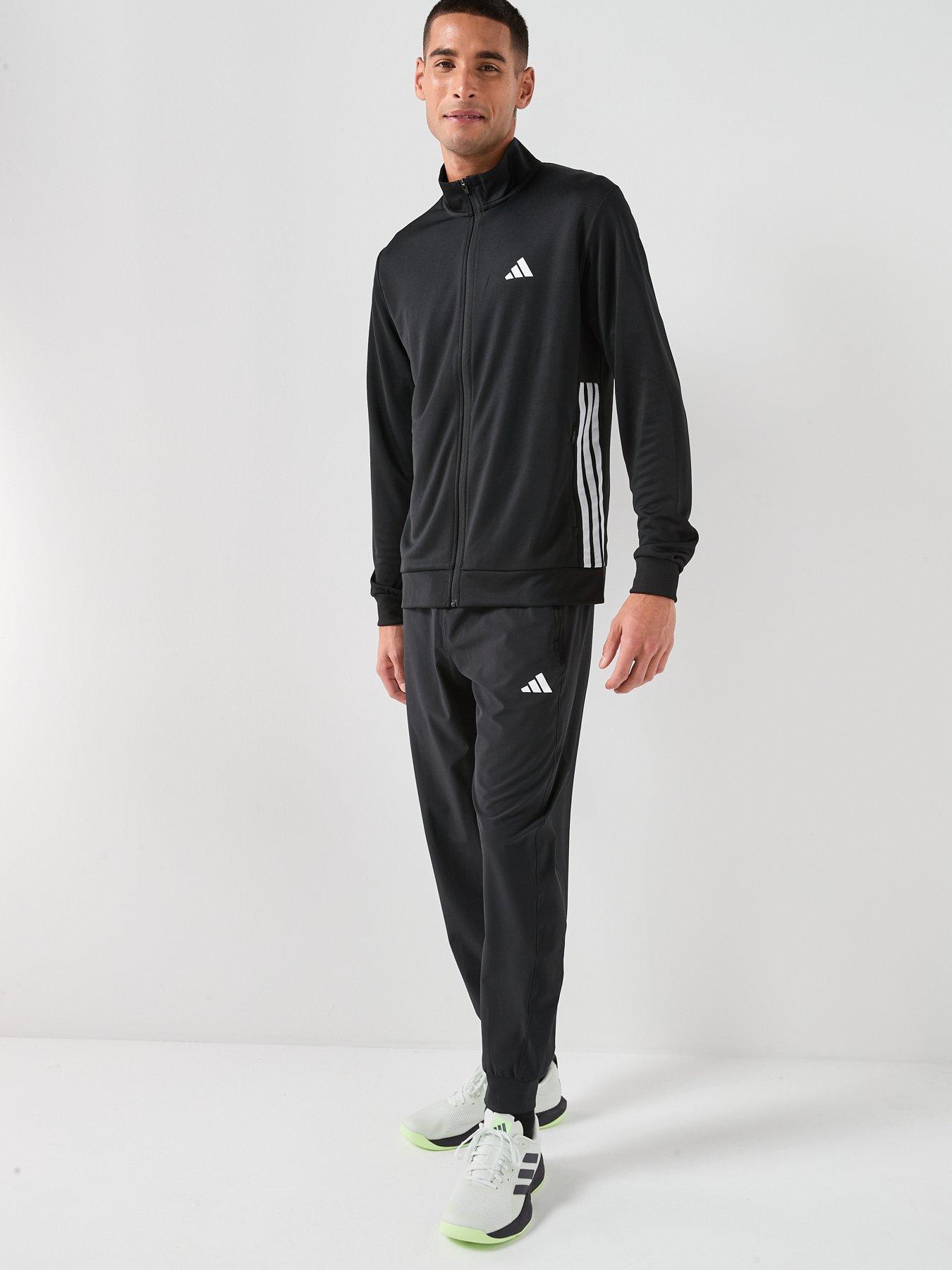 Image 3 of 6 of adidas Mens Training Workout Essentials Track Top - Black