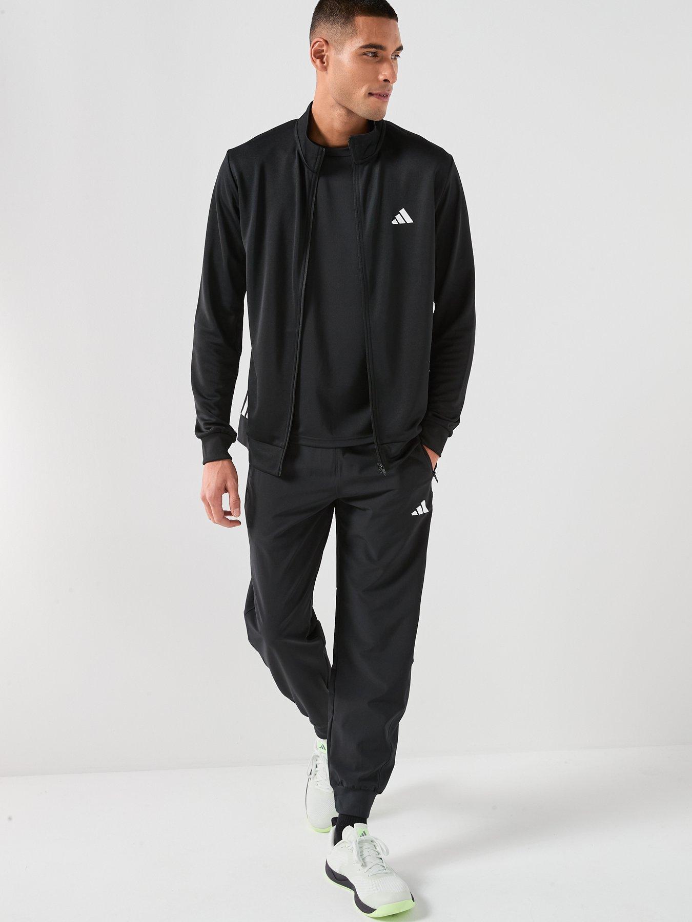 Image 5 of 6 of adidas Mens Training Workout Essentials Track Top - Black