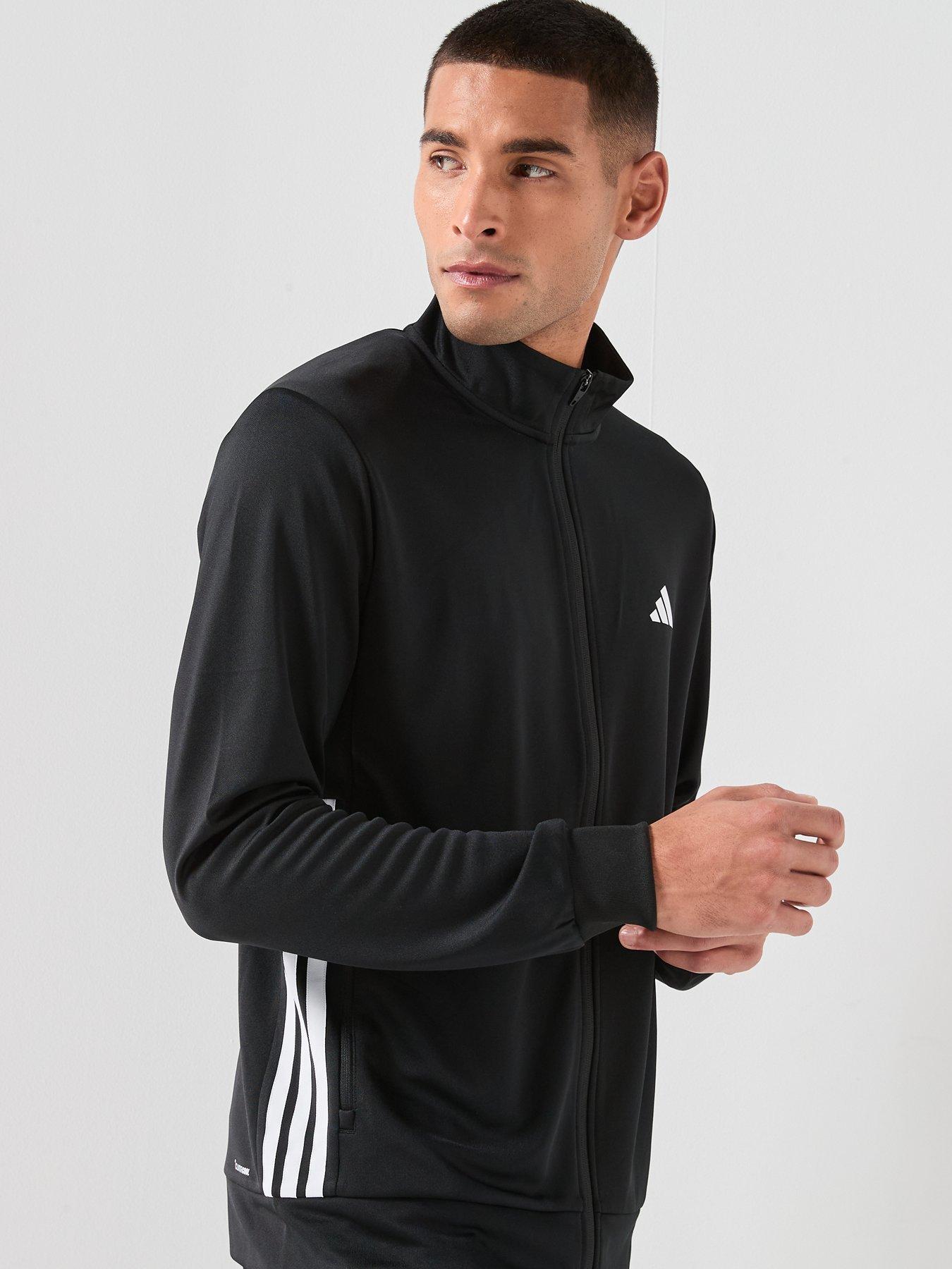 Image 6 of 6 of adidas Mens Training Workout Essentials Track Top - Black