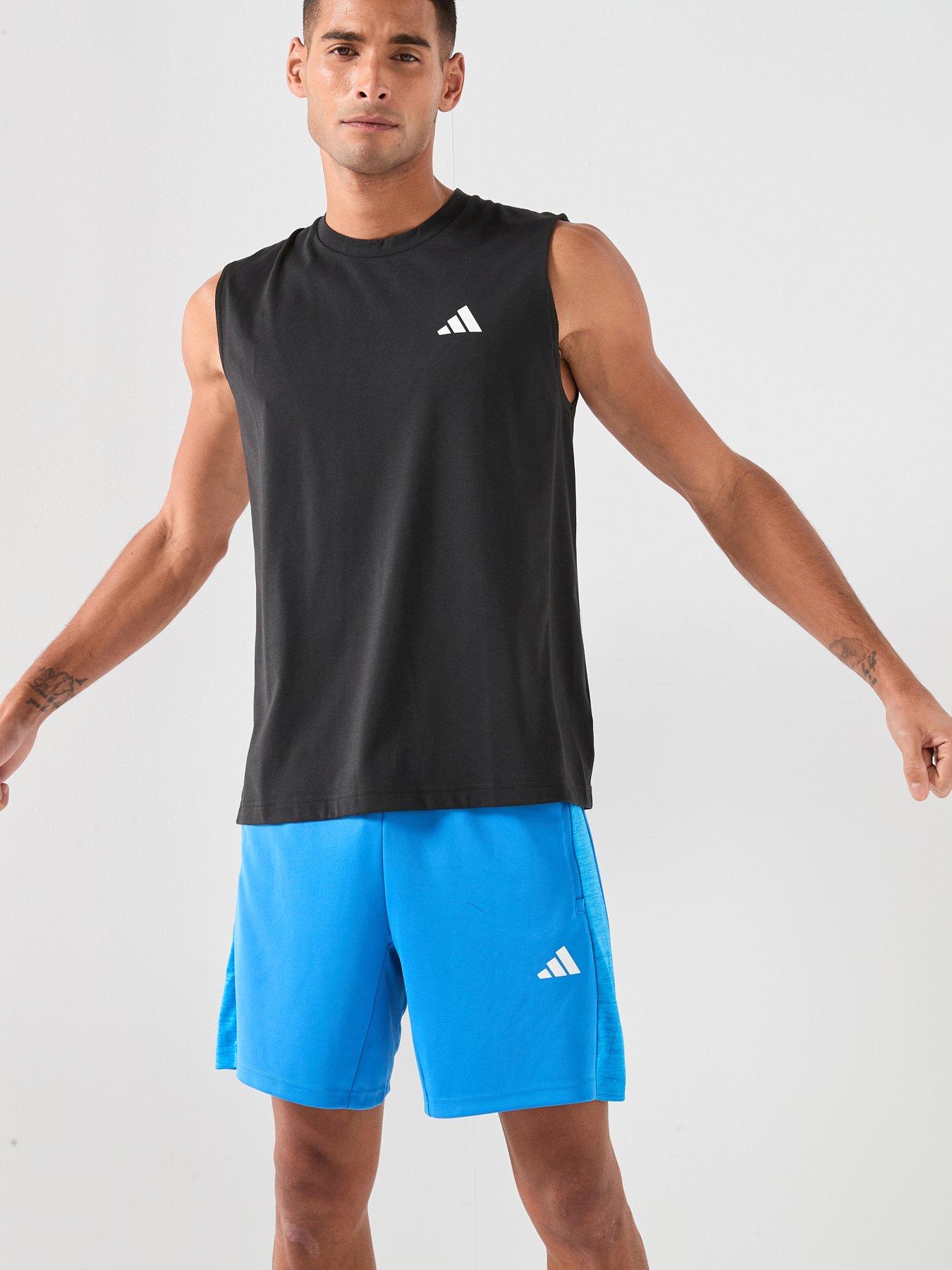adidas Mens Training Workout Essentials Tank - Black