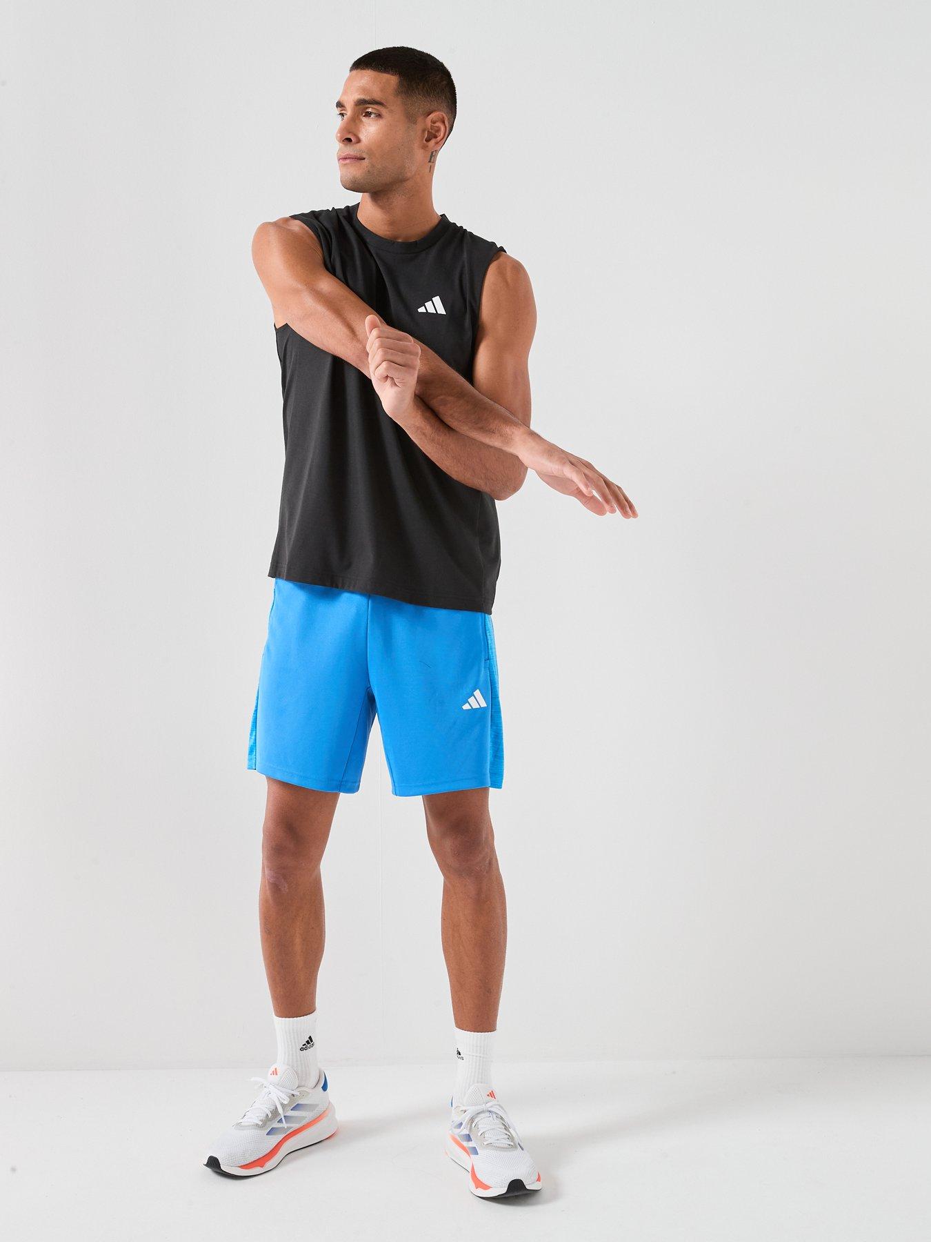 Image 3 of 6 of adidas Mens Training Workout Essentials Tank - Black