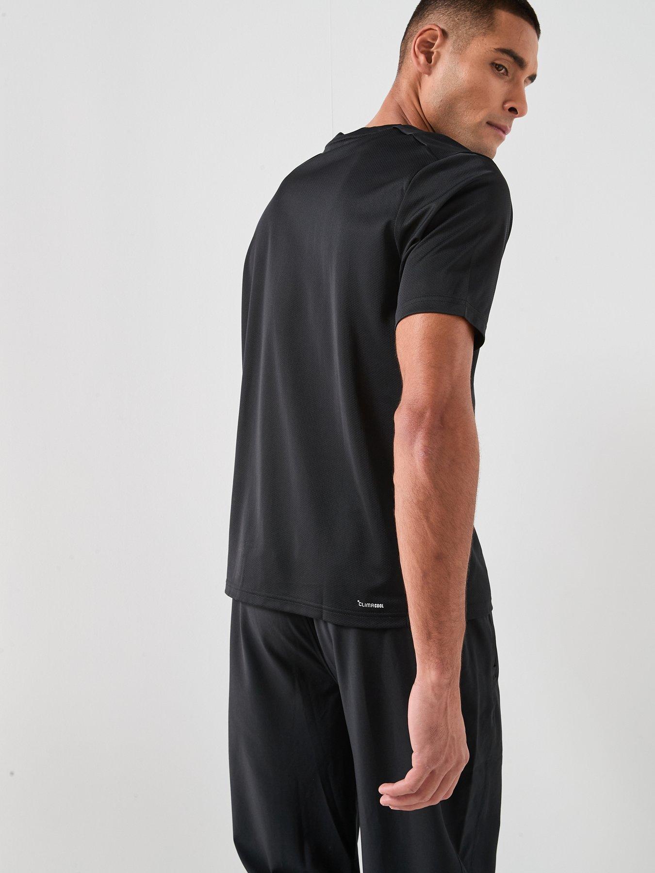 Image 2 of 6 of adidas Mens Training Workout Essentials T-Shirt - Black