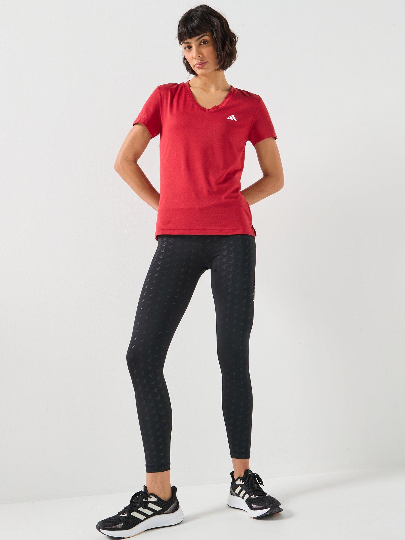 adidas-womens-training-workout-essentials-t-shirt-redback