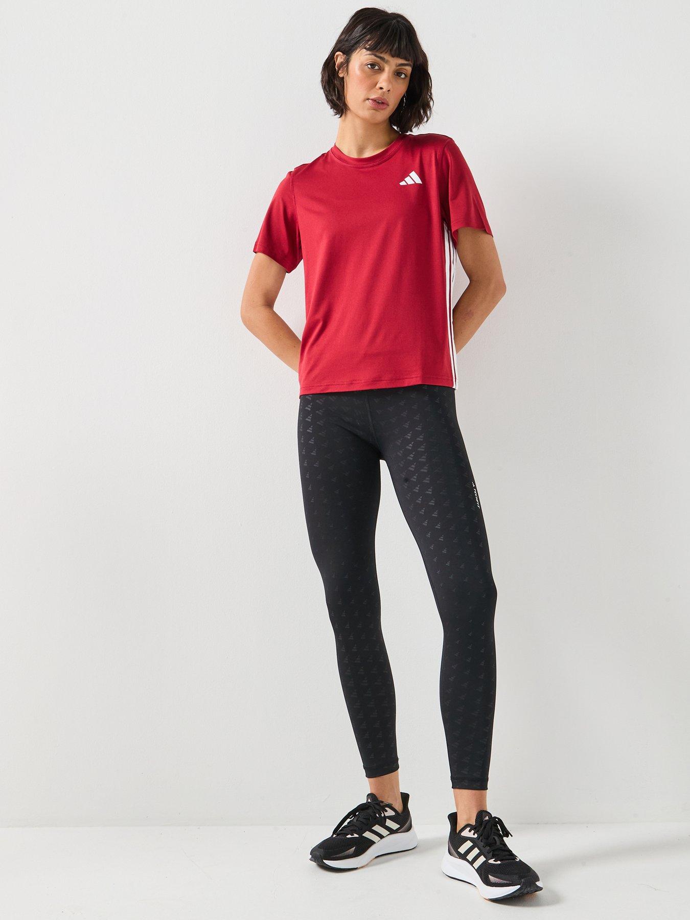 Image 5 of 5 of adidas Womens Training Workout Essentials T-Shirt - Red