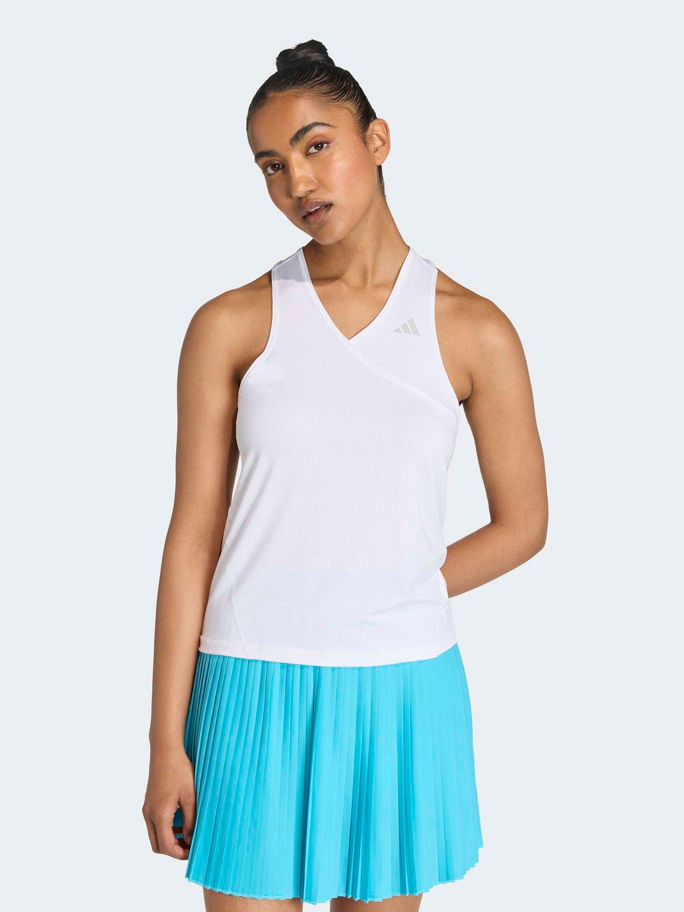 adidas Womens Tennis Club Tank V - White