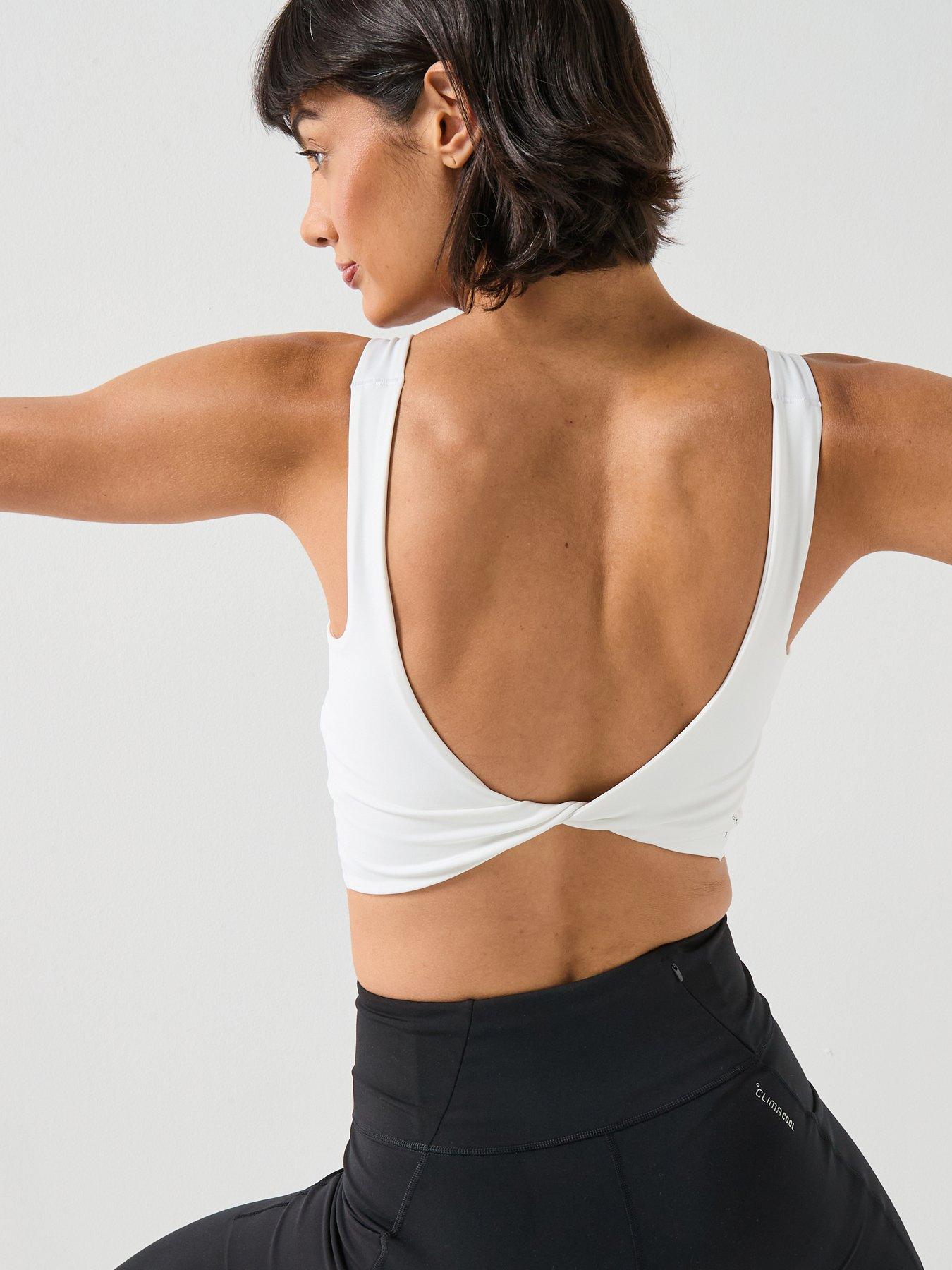 Image 2 of 6 of adidas Womens Training Power Tank - White
