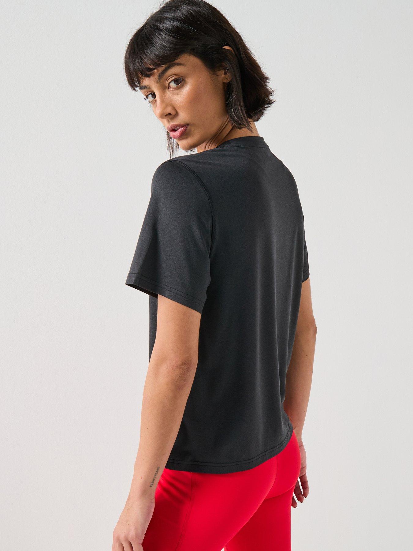 Image 2 of 6 of adidas Womens Training Workout Essentials T-Shirt - Black